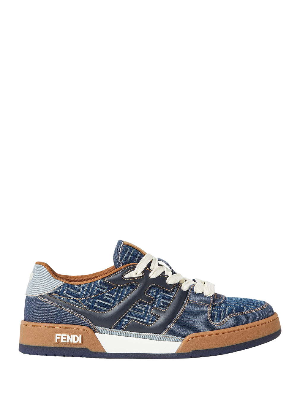 FENDI Denim Match Sneakers for Men