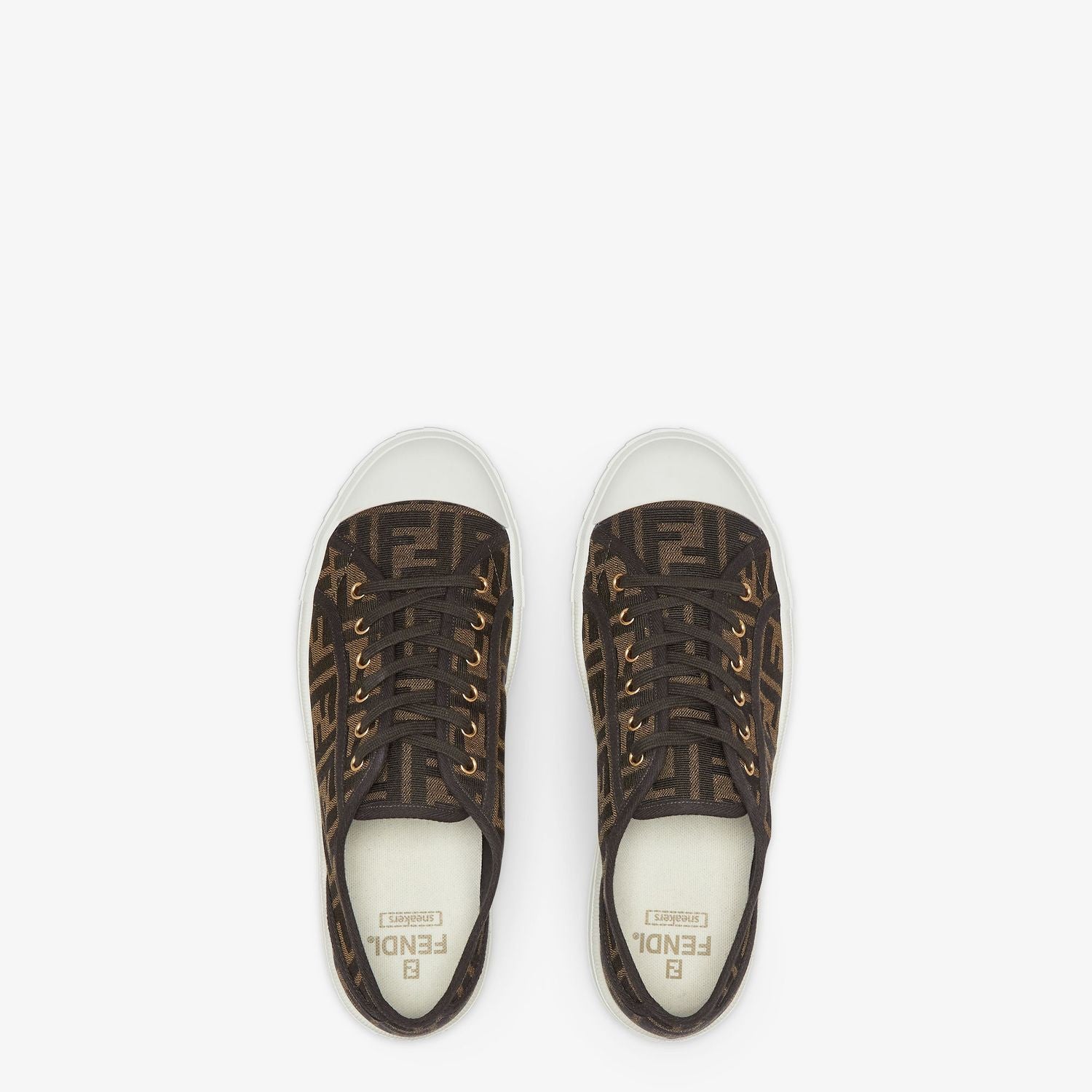 FENDI Men's Premium Leather Sneakers