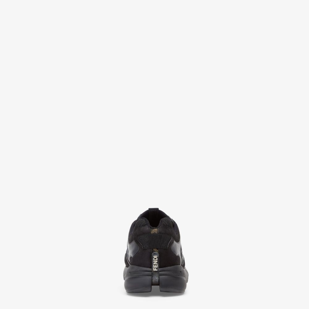 FENDI Faster Nubuck Mixed Material Sneakers for Men - FW22