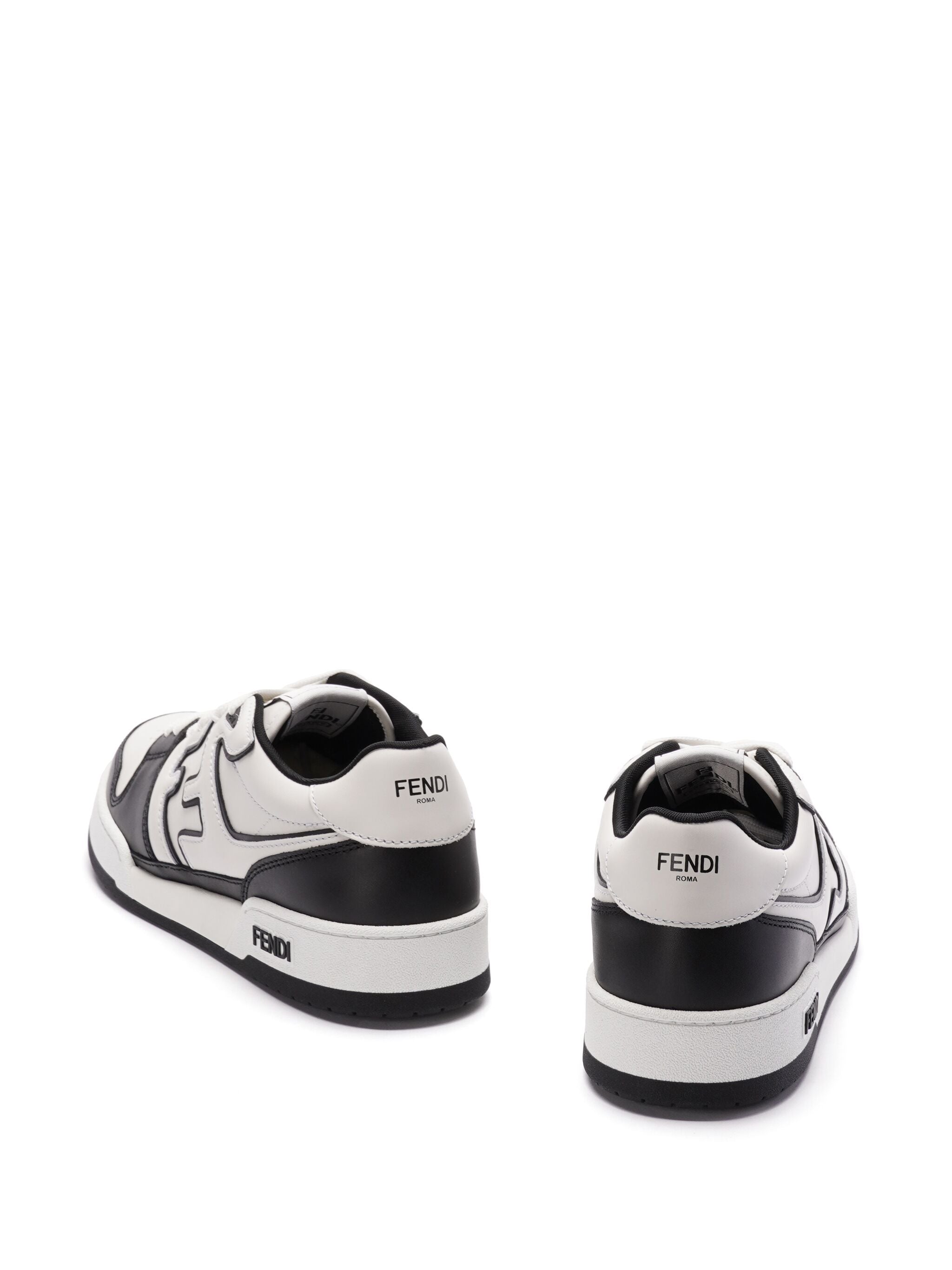 FENDI Lace-Up Match Sneakers for Men - SS25
