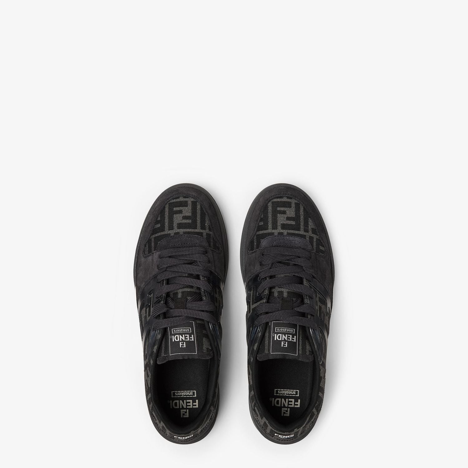 FENDI Men's Lace-Up Match Sneaker