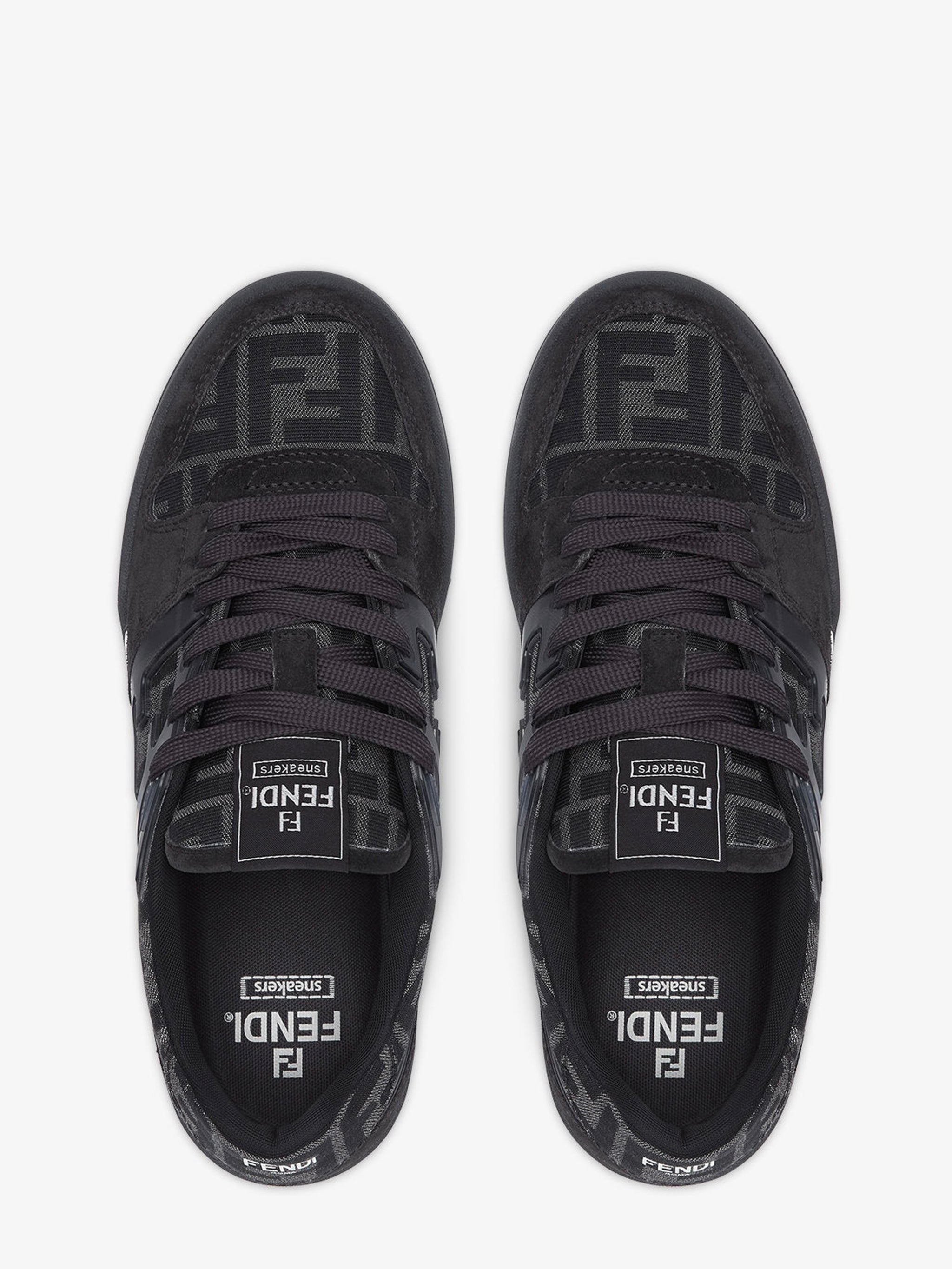 FENDI Men's Lace-Up Match Sneaker