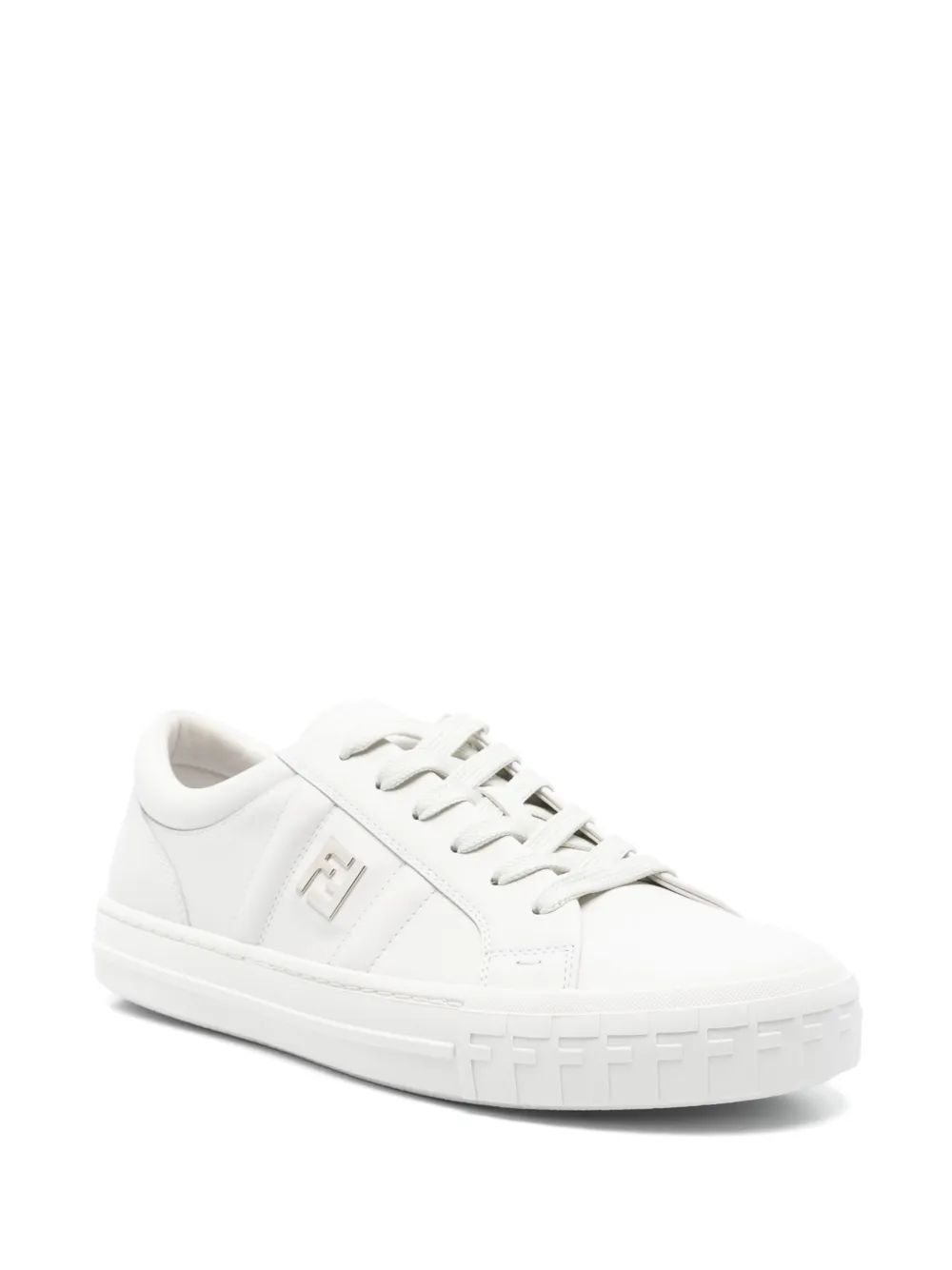 FENDI Men's Leather Domino Sneaker