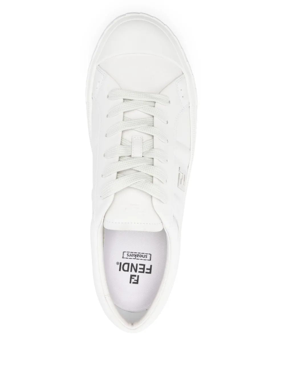 FENDI Men's Leather Domino Sneaker