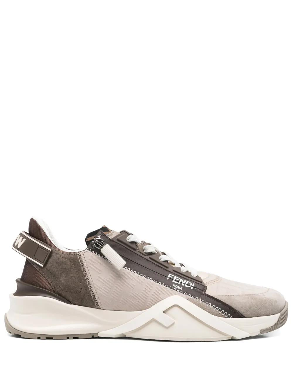 FENDI Low Top Nubuck Sneakers