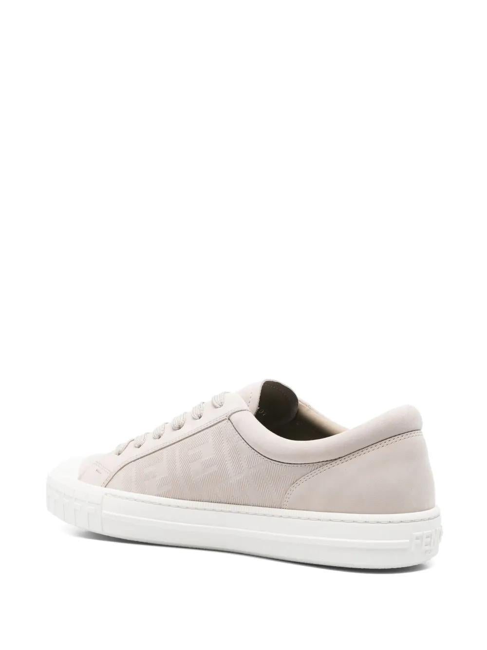 FENDI Domino Sneaker in Suede - Men's Casual Footwear