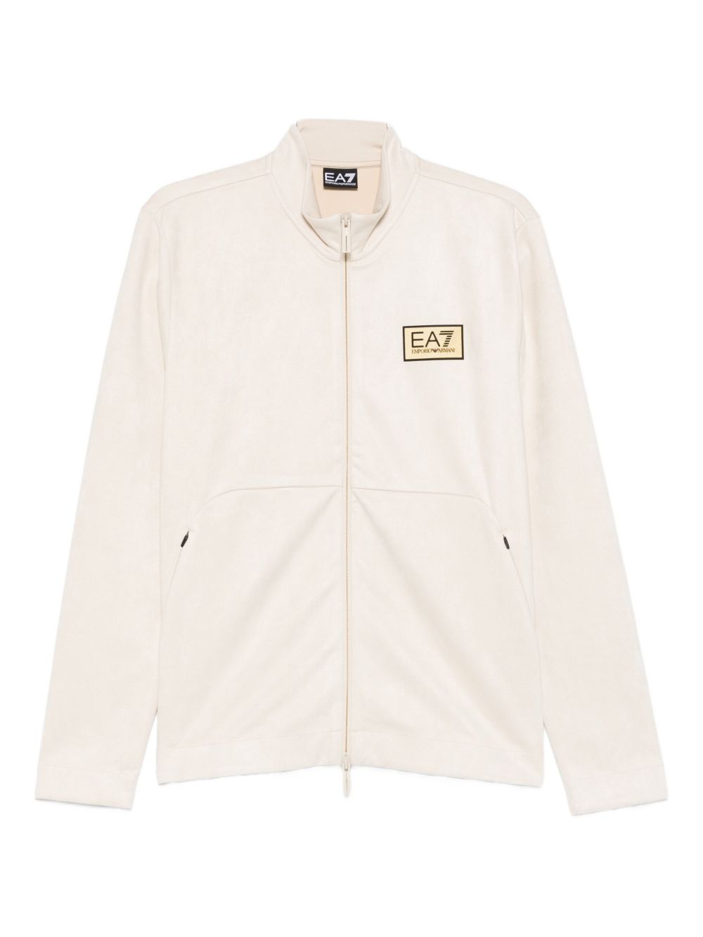 EA7 Logo Patch Zip Jacket for Men