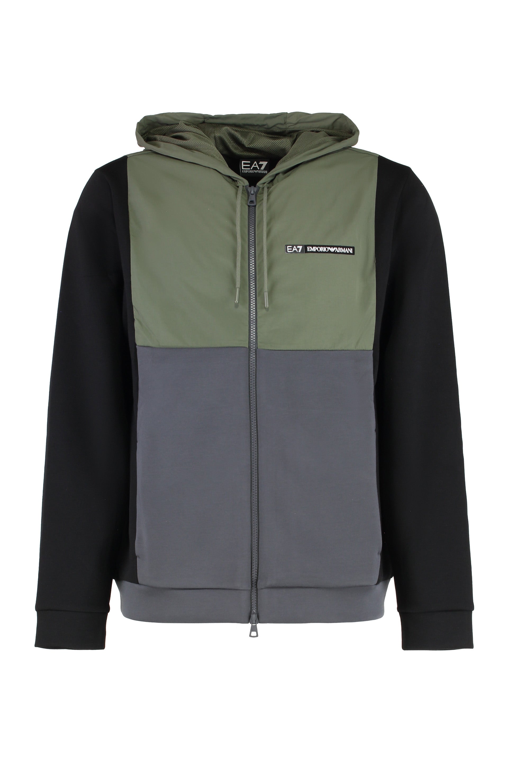 EA7 Tech Fabric Full-Zip Sweatshirt - Men’s