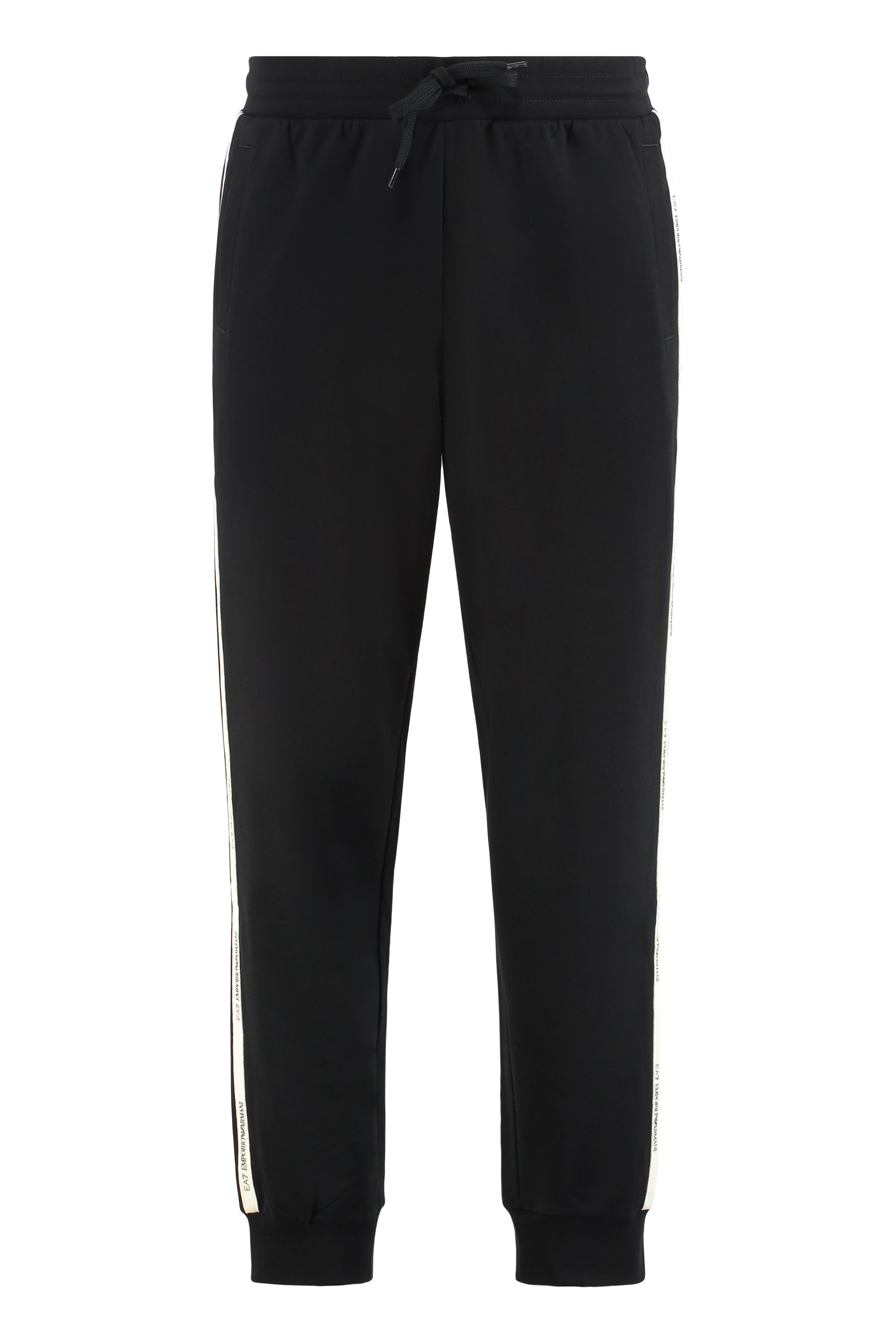 EA7 Cotton Track Pants for Men