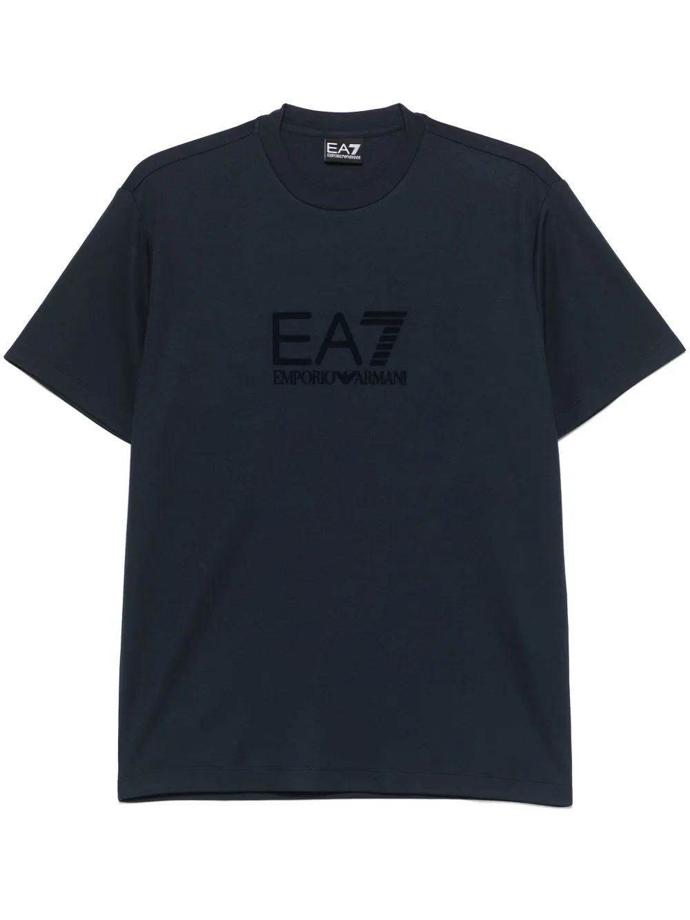 EA7 Flocked Logo T-Shirt for Men - SS25 Collection