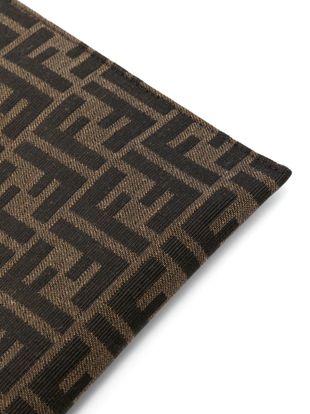 FENDI FF Logo Print Flat Pouch Handbag