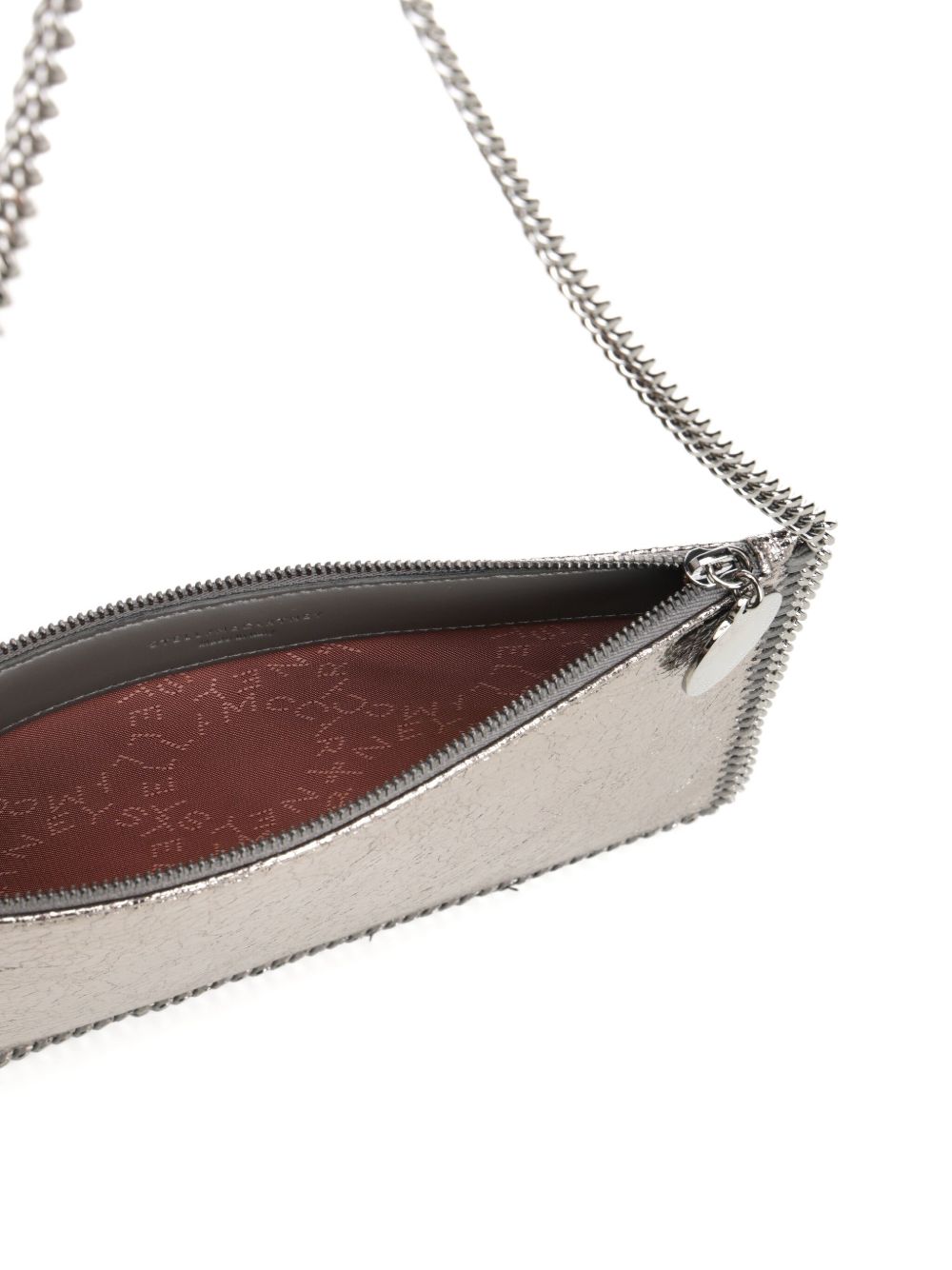 STELLA MCCARTNEY Metallic Falabella Mini Shoulder Pouch Handbag