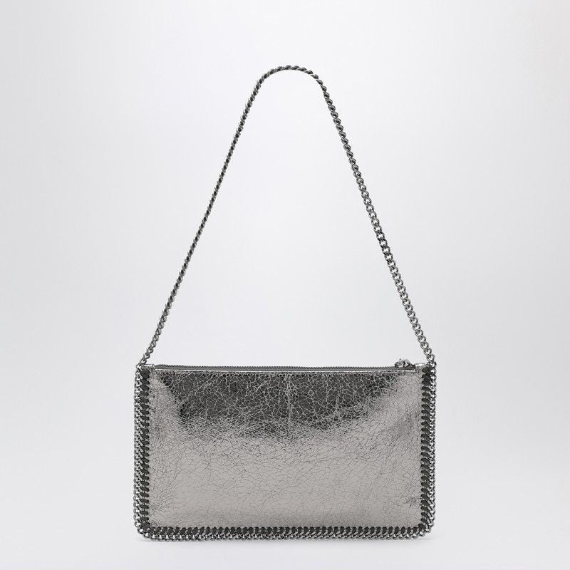 STELLA MCCARTNEY Mini Metallic Falabella Clutch with Chain