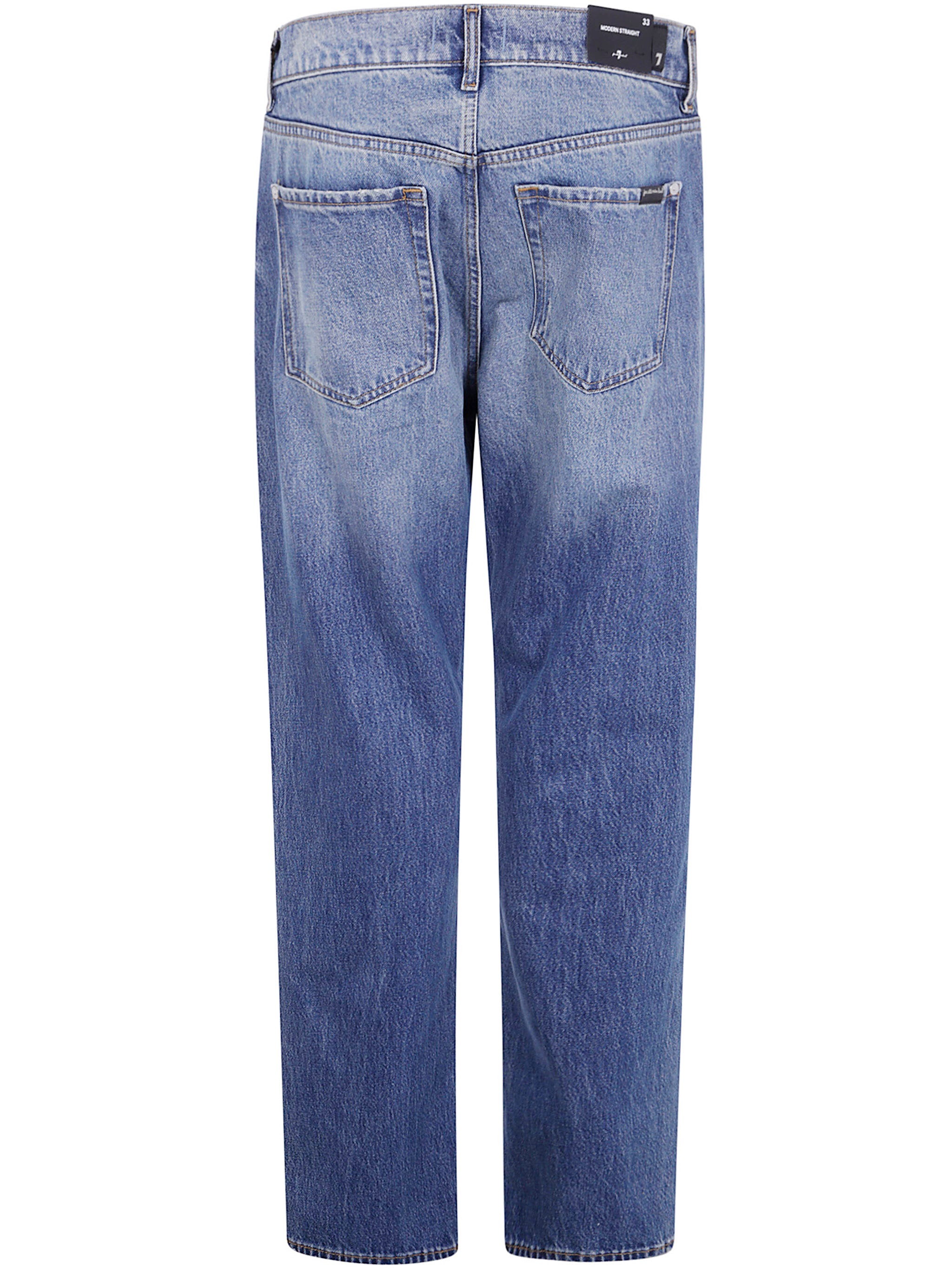 7 FOR ALL MANKIND Modern Straight Jeans - Medium Waist
