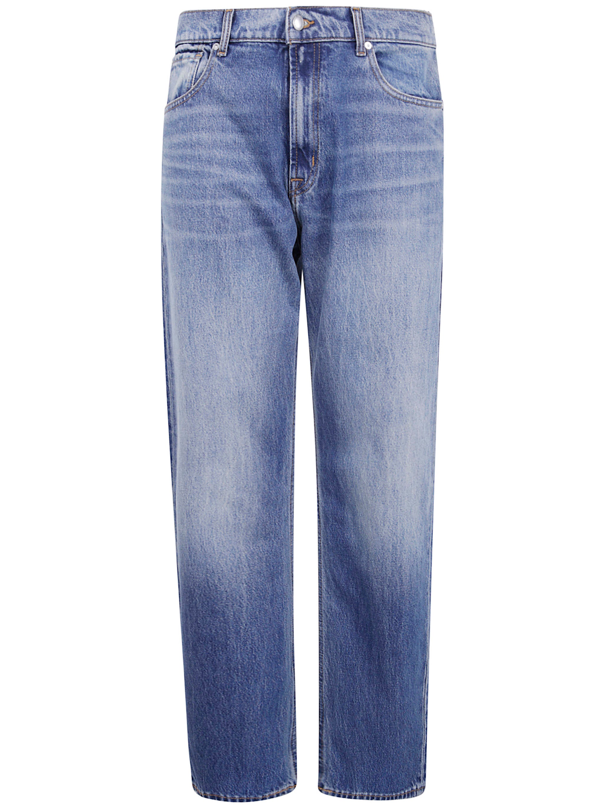 7 FOR ALL MANKIND Modern Straight Jeans - Medium Waist