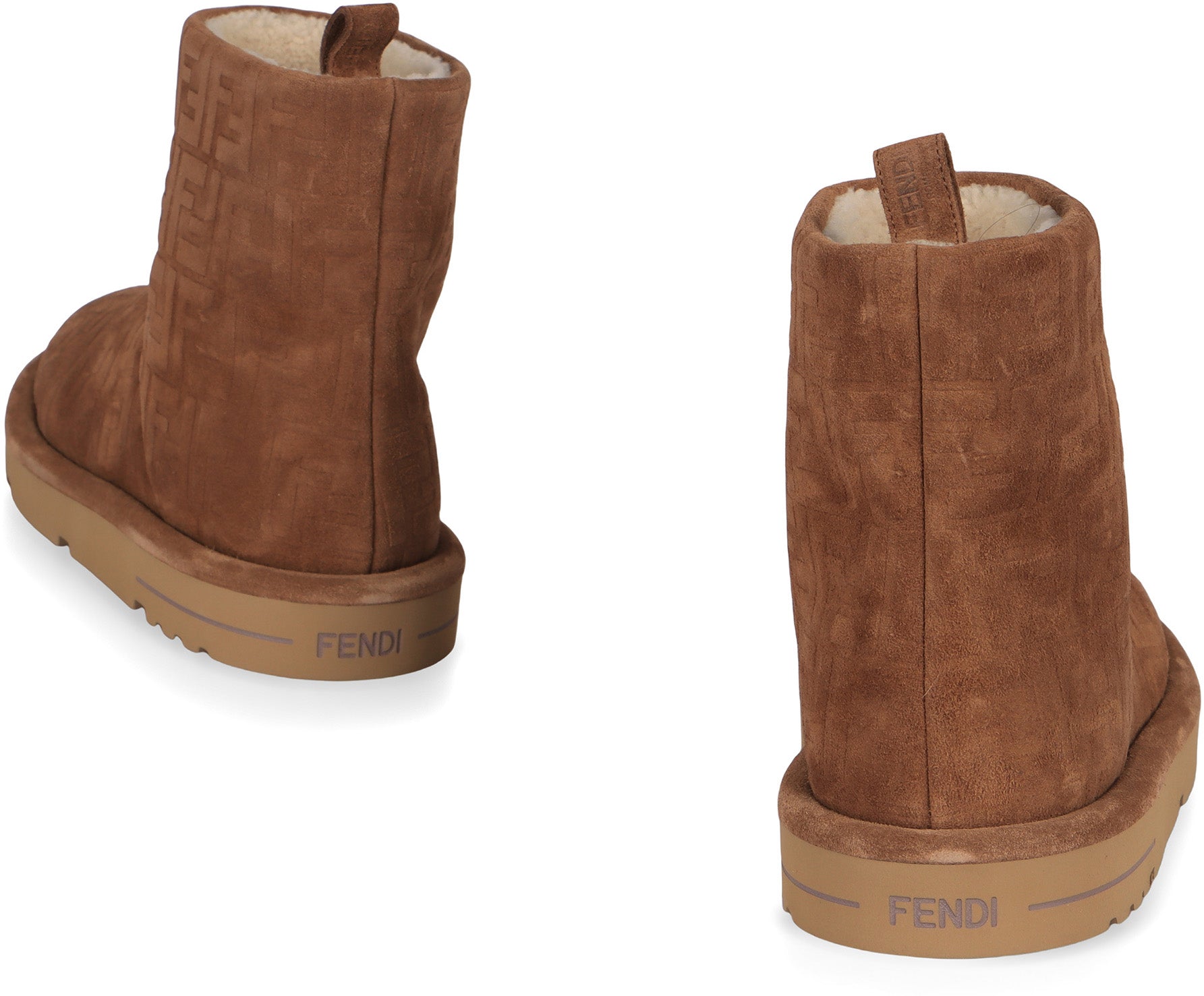 FENDI Suede Ankle Boots for Men - FW25