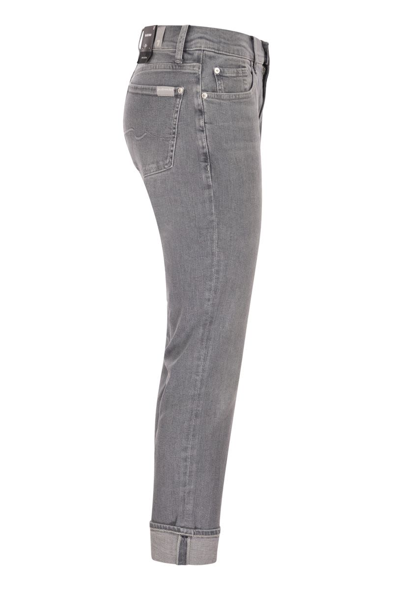 7 FOR ALL MANKIND Mid-Rise Relaxed Skinny Boyfriend Jeans