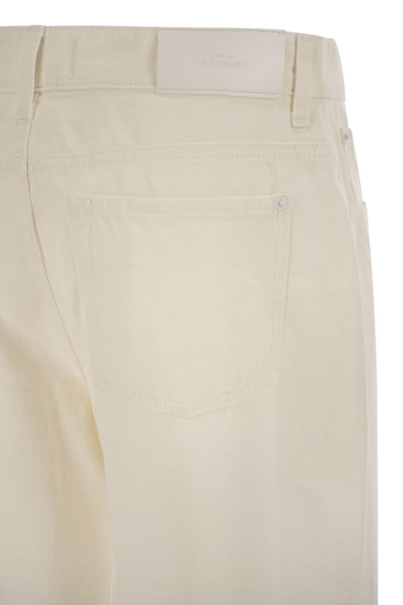 7 FOR ALL MANKIND High-Waisted Straight Leg Trousers