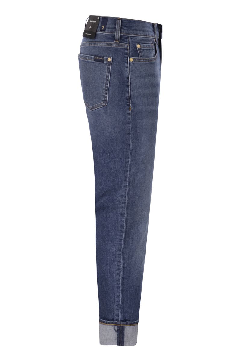 7 FOR ALL MANKIND Relaxed Skinny Mid-Rise Boyfriend Jeans - Everyday Essential