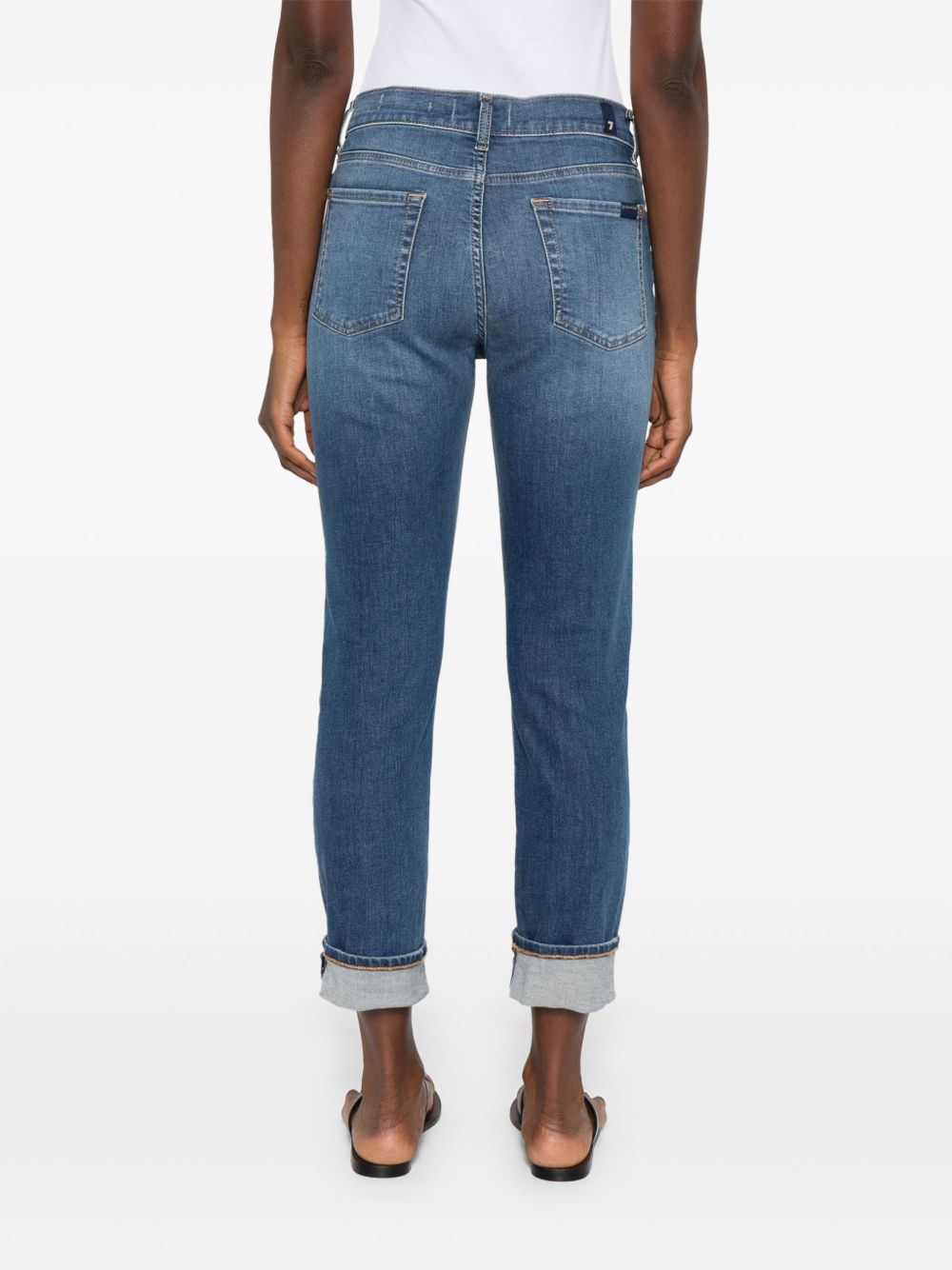 7 FOR ALL MANKIND Slim Mid-Rise Jeans