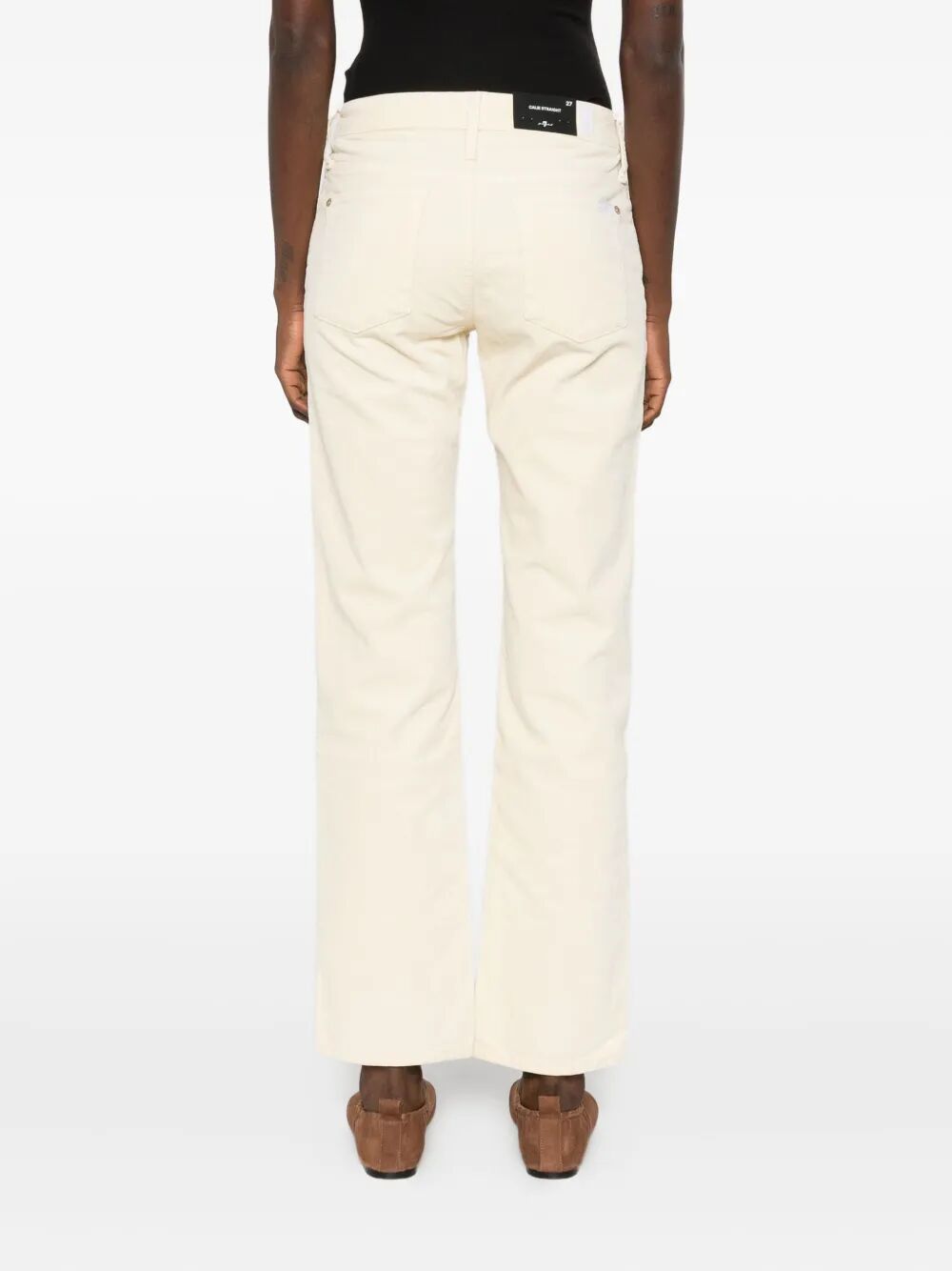7 FOR ALL MANKIND Straight Leg Corduroy Pants for Women - FW25 Collection