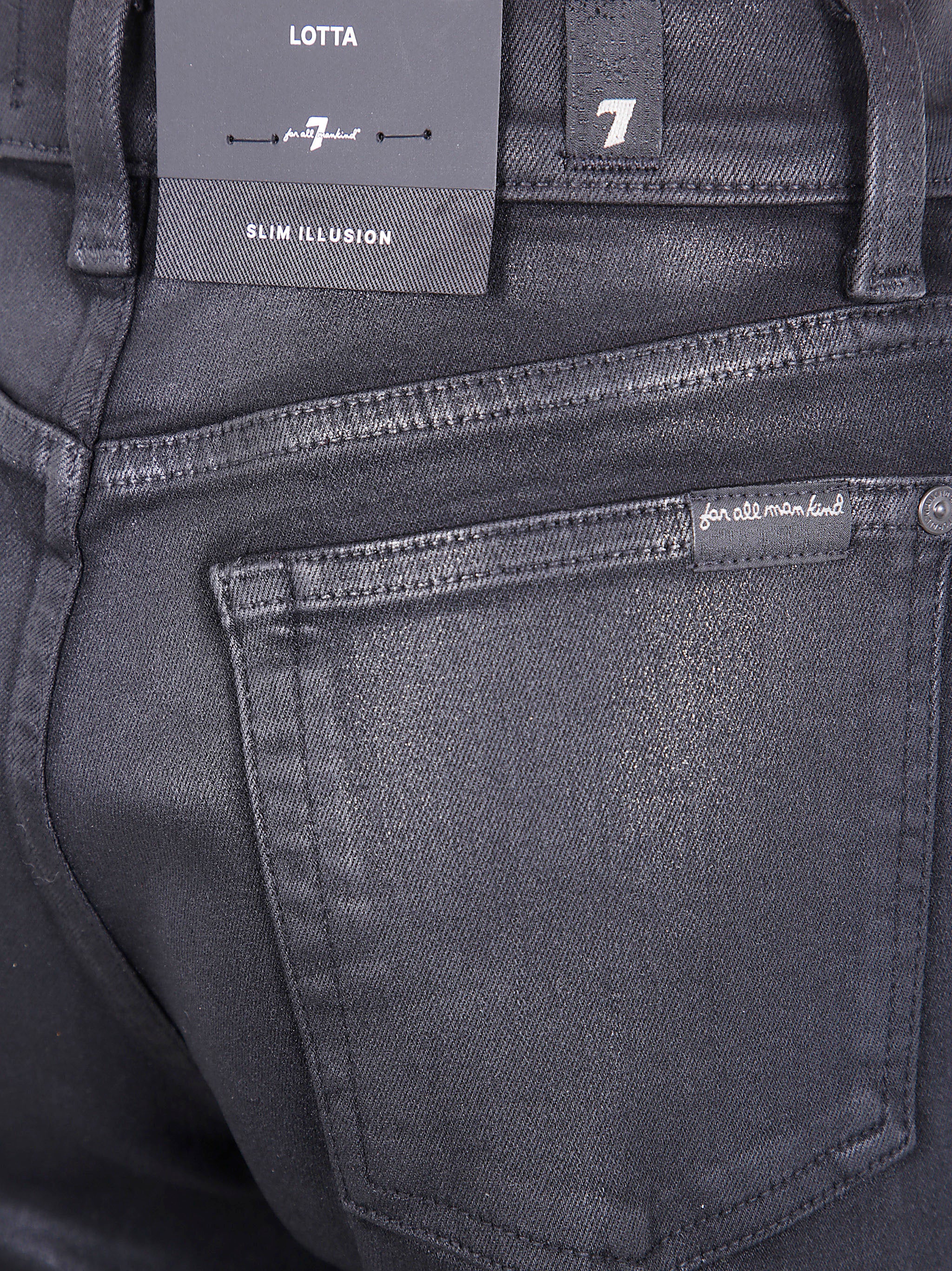 SEVEN WOMEN'S BLACK STRETCH DENIM JEANS