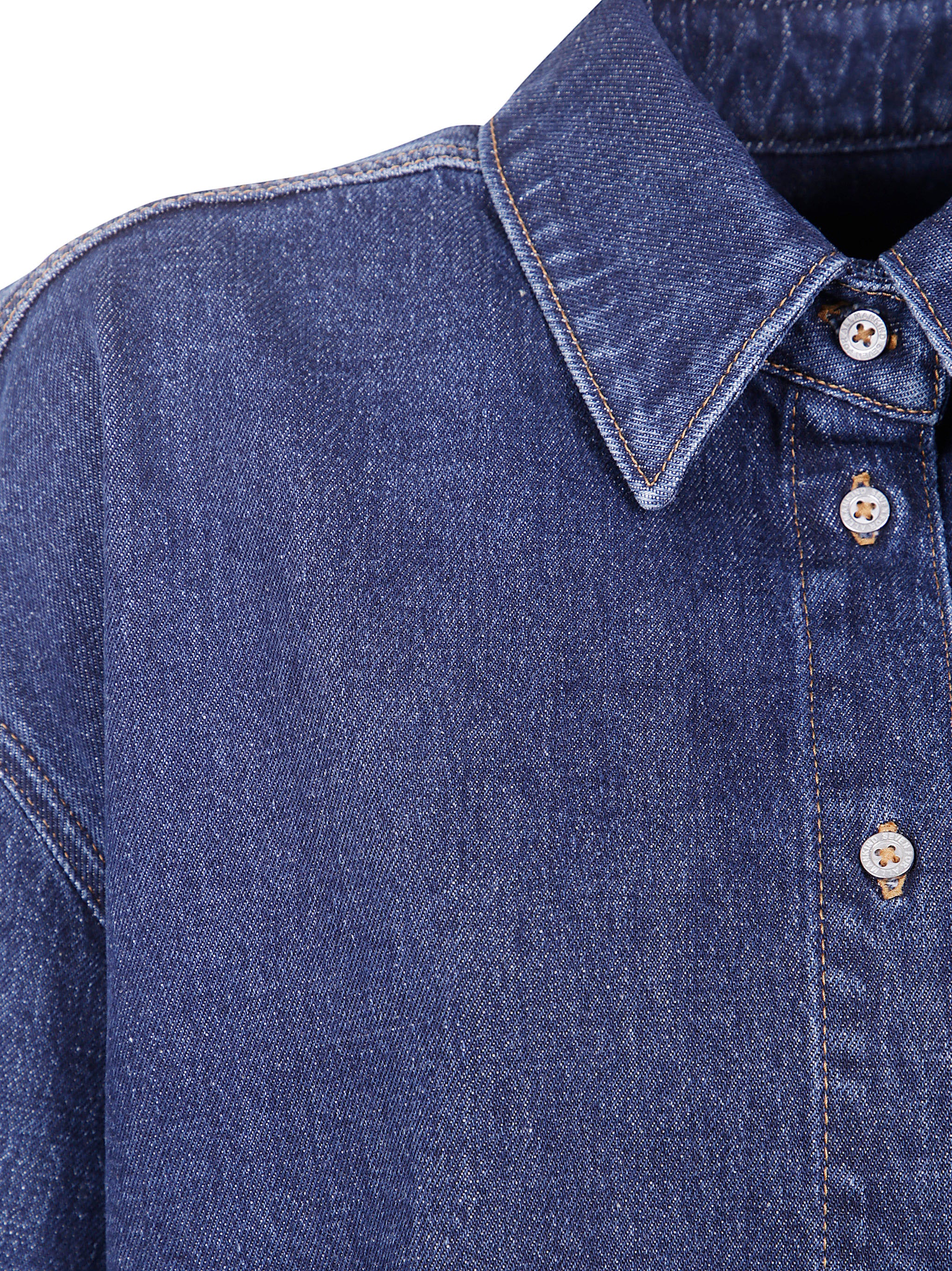 SEVEN FOR ALL MANKIND Nina Short Sleeve Overshirt with Wide Cuff