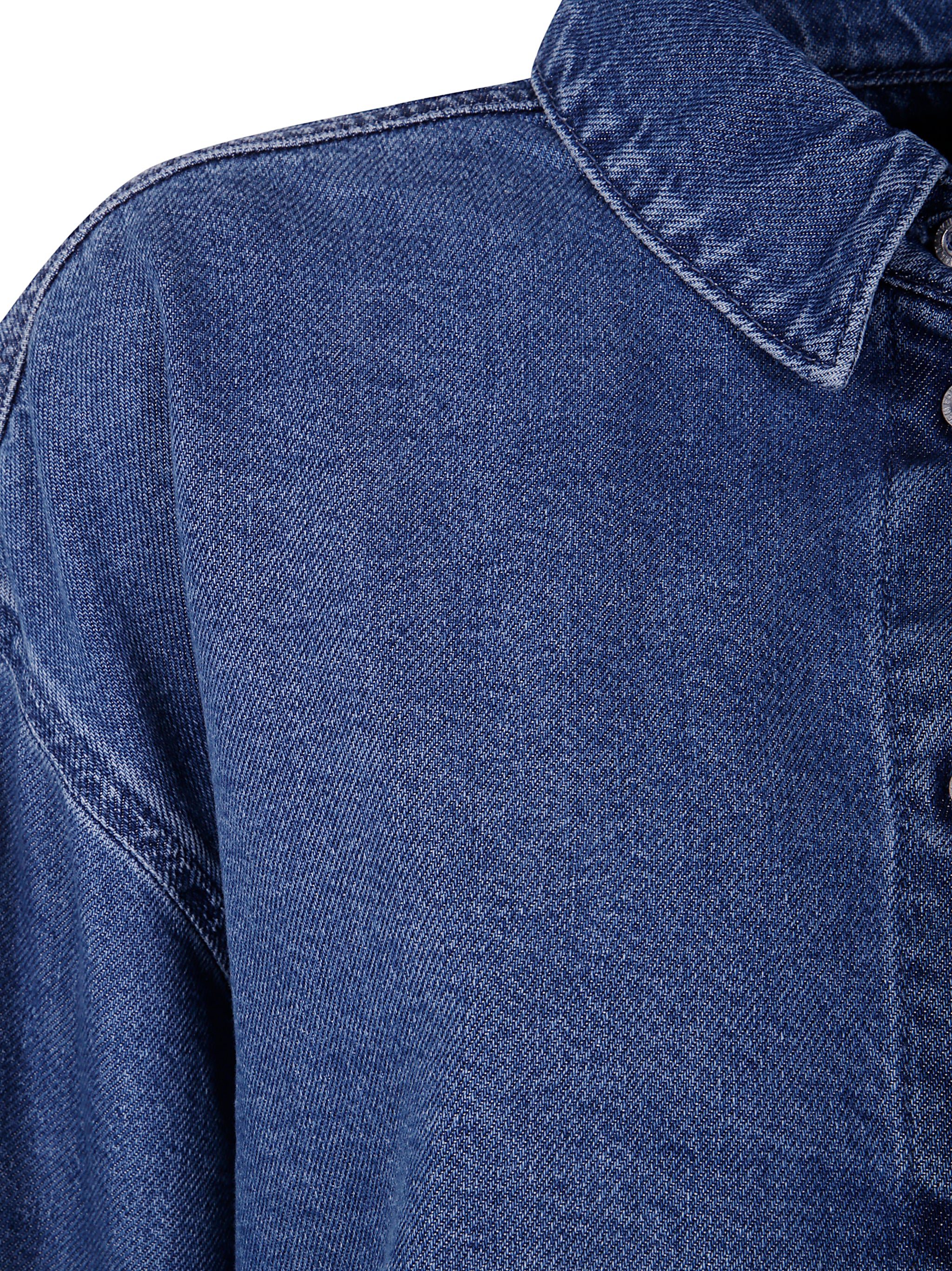 SEVEN Mini Cropped Denim Shirt