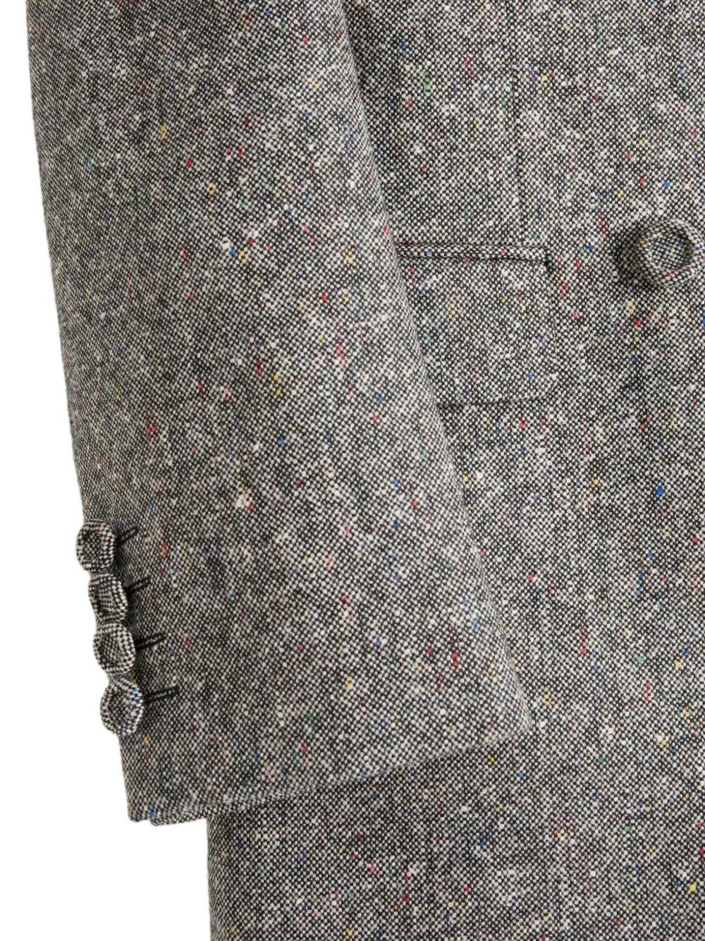 VALENTINO Textured Double-Breasted Blazer