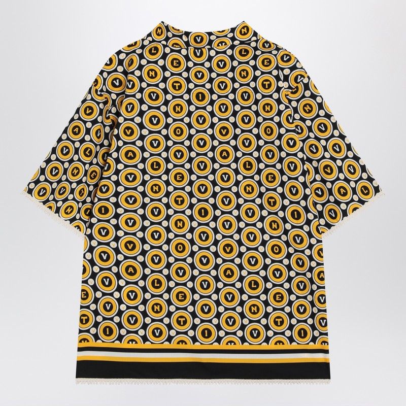 VALENTINO GARAVANI Printed Poplin Bowling Shirt for Men - FW25
