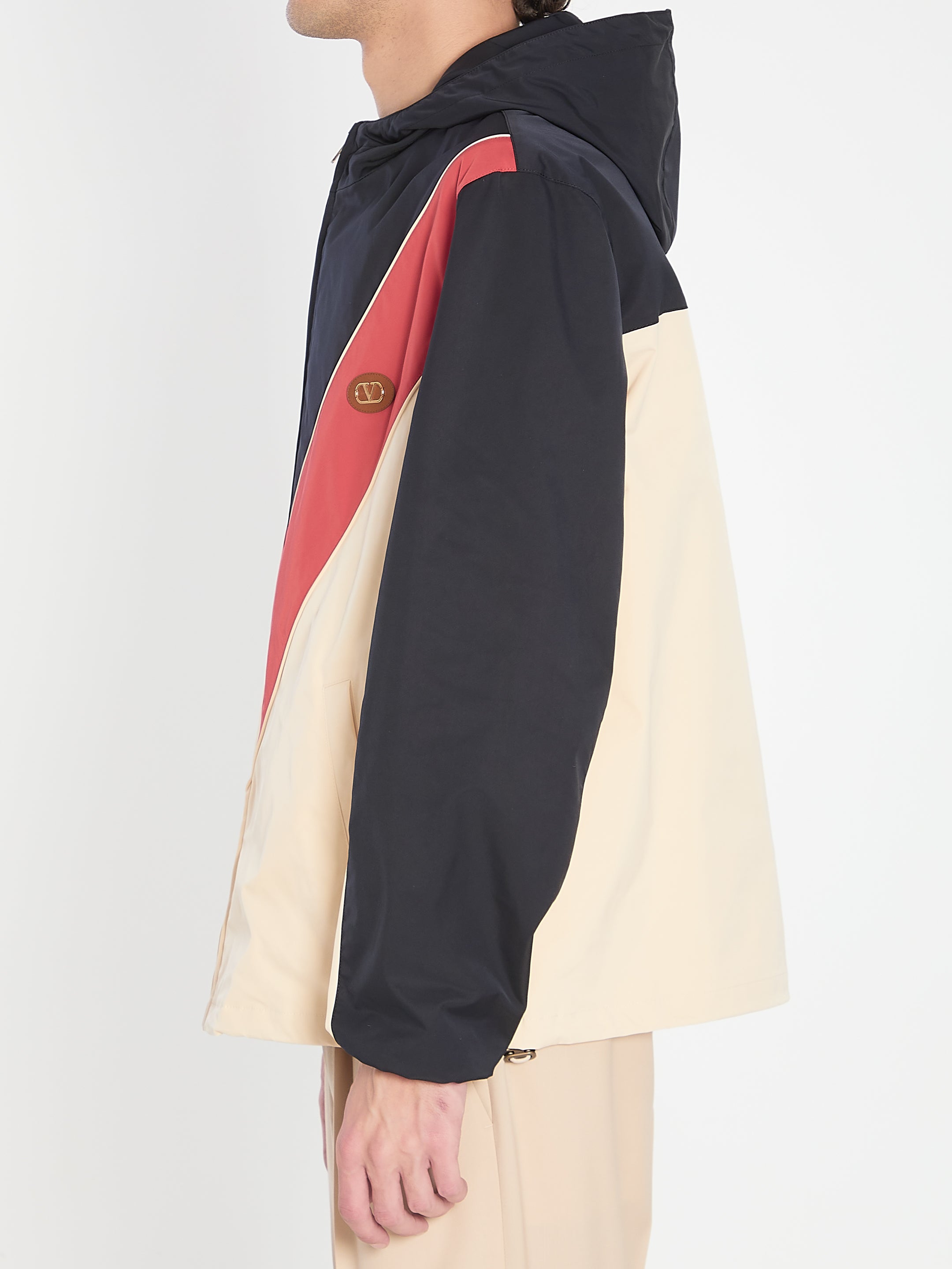 VALENTINO GARAVANI Regular Fit VLOGO Windbreaker Jacket - Men's Size 50