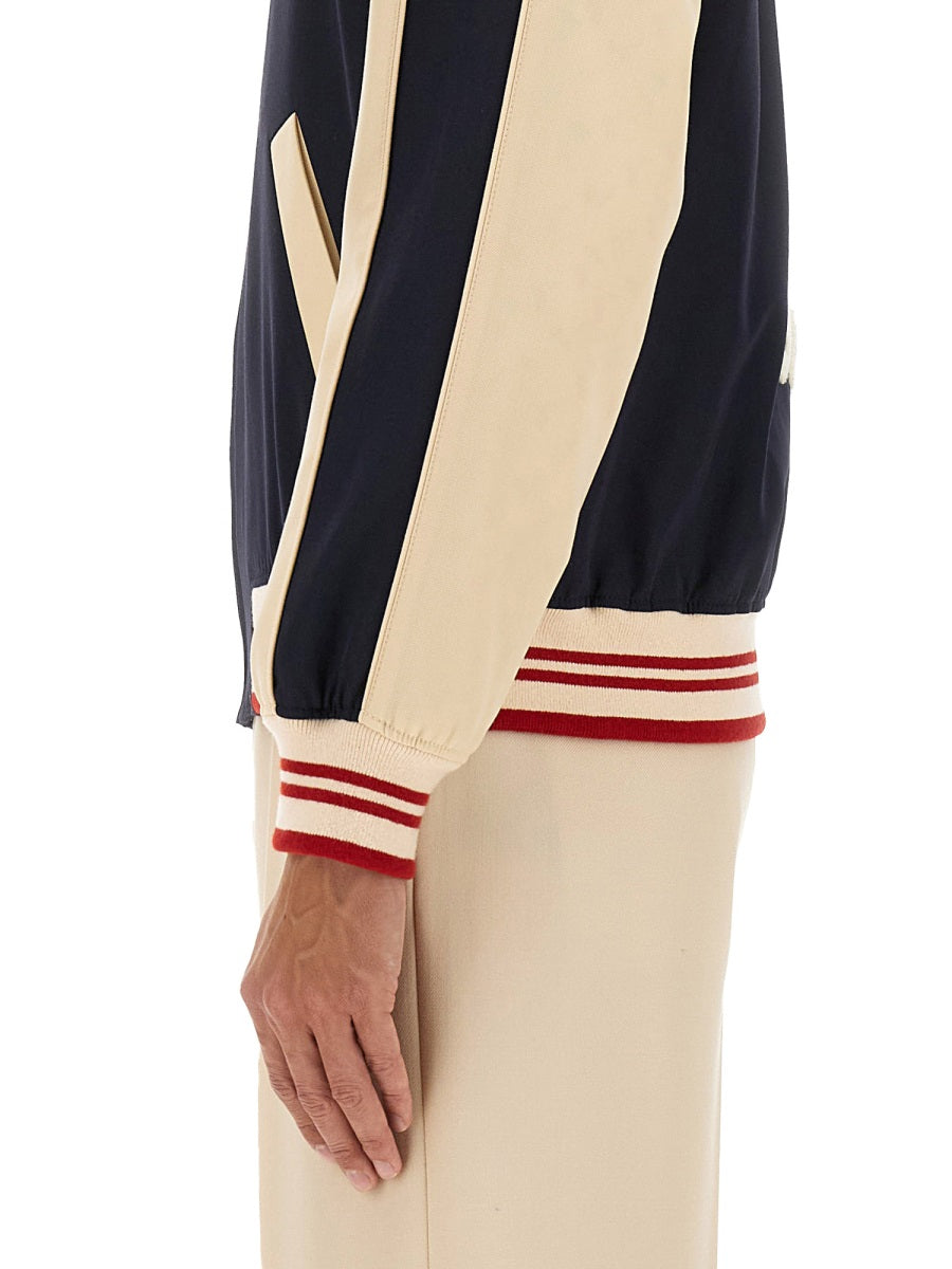 VALENTINO GARAVANI Le Chat Maison Slim Fit Bomber Jacket - Size 48 IT