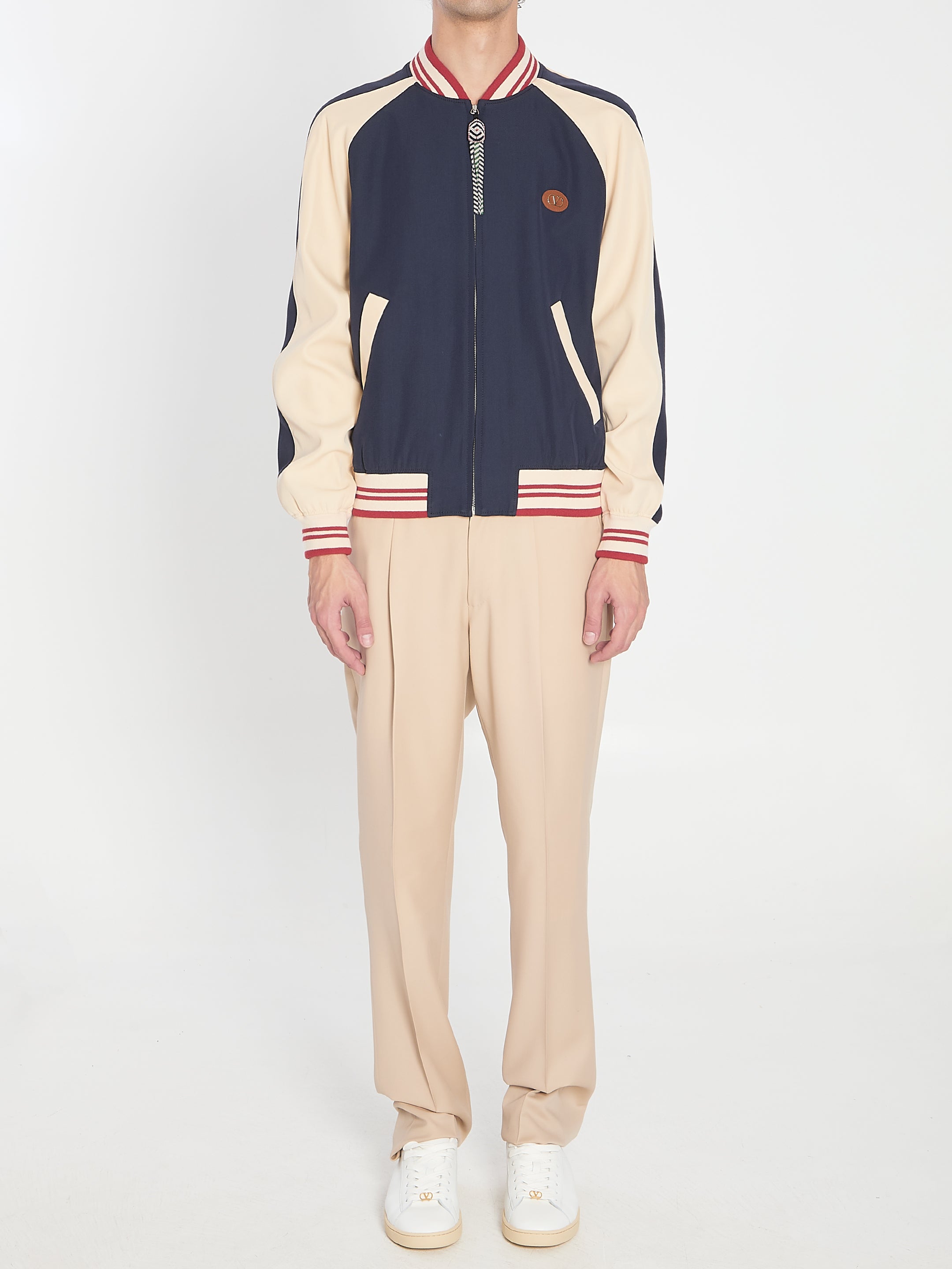 VALENTINO Men's Cotton Wool Blend Jacket