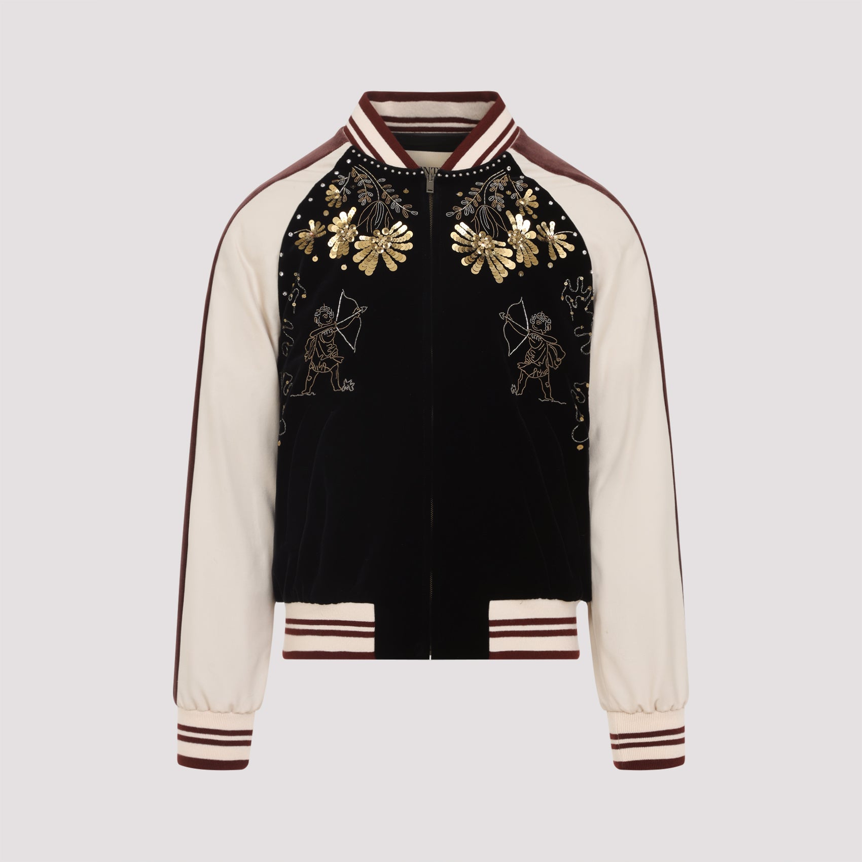 VALENTINO Embroidered Cotton Jacket for Men