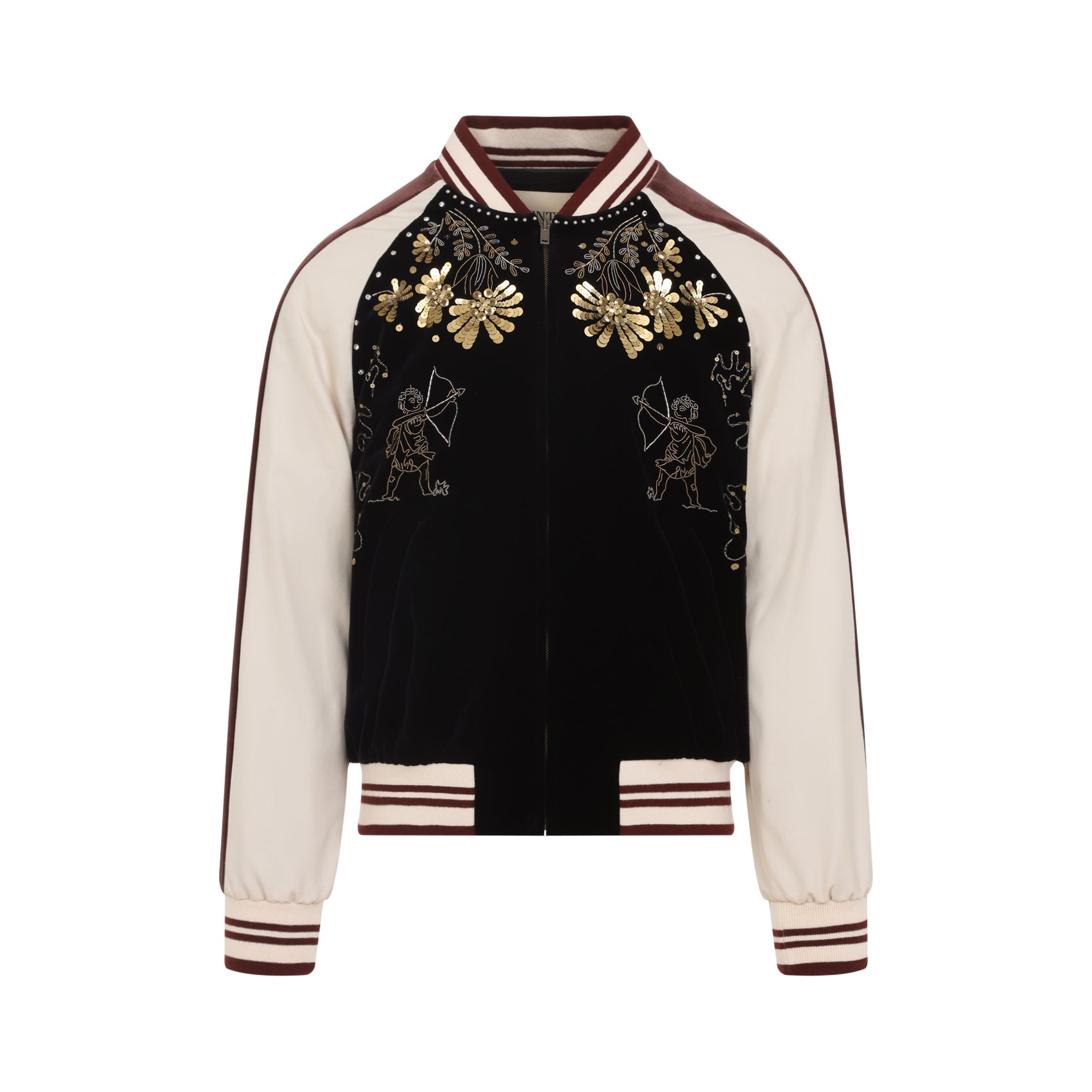 VALENTINO Embroidered Cotton Jacket for Men