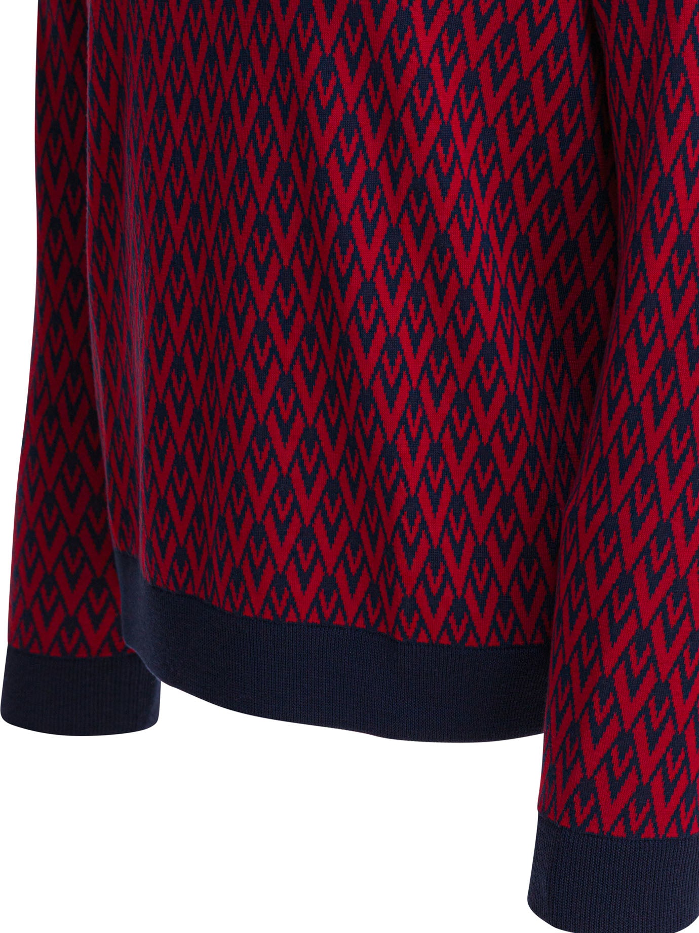 VALENTINO Men's Virgin Wool Knit Pullover