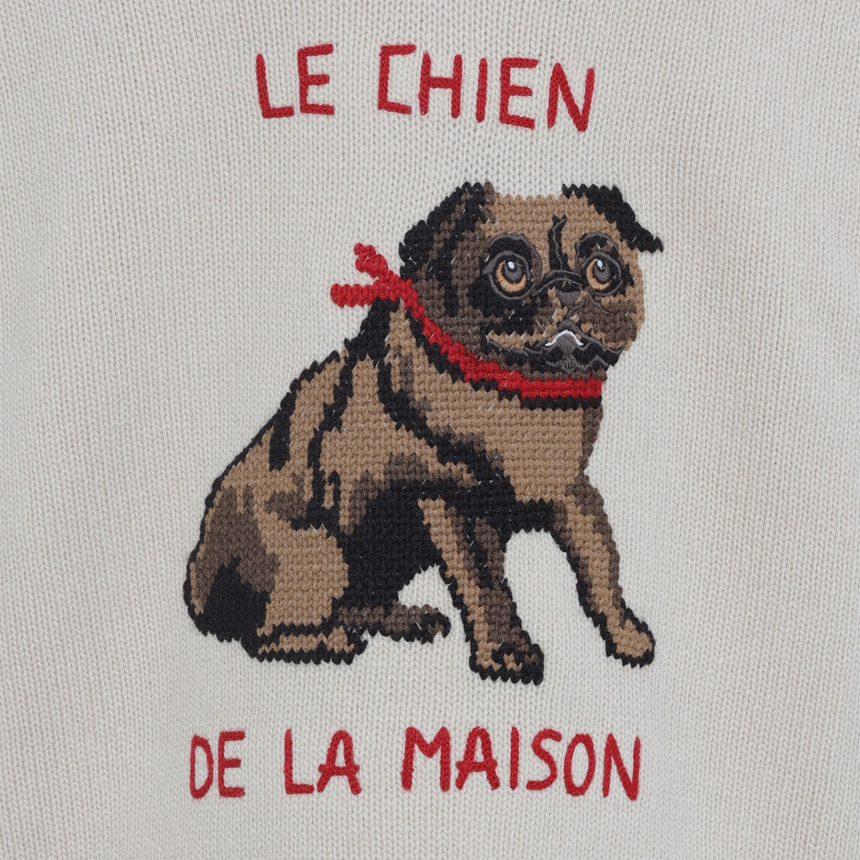 VALENTINO GARAVANI Men's Wool Sweater - Le Chien of The M