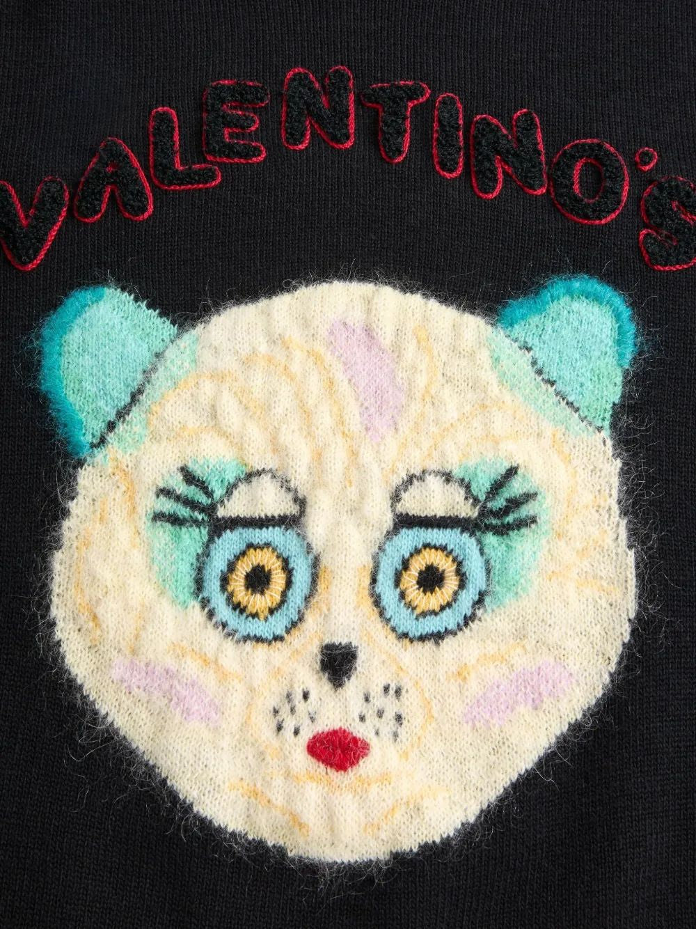 VALENTINO Men's Knitwear Sweater - Le Chat Design