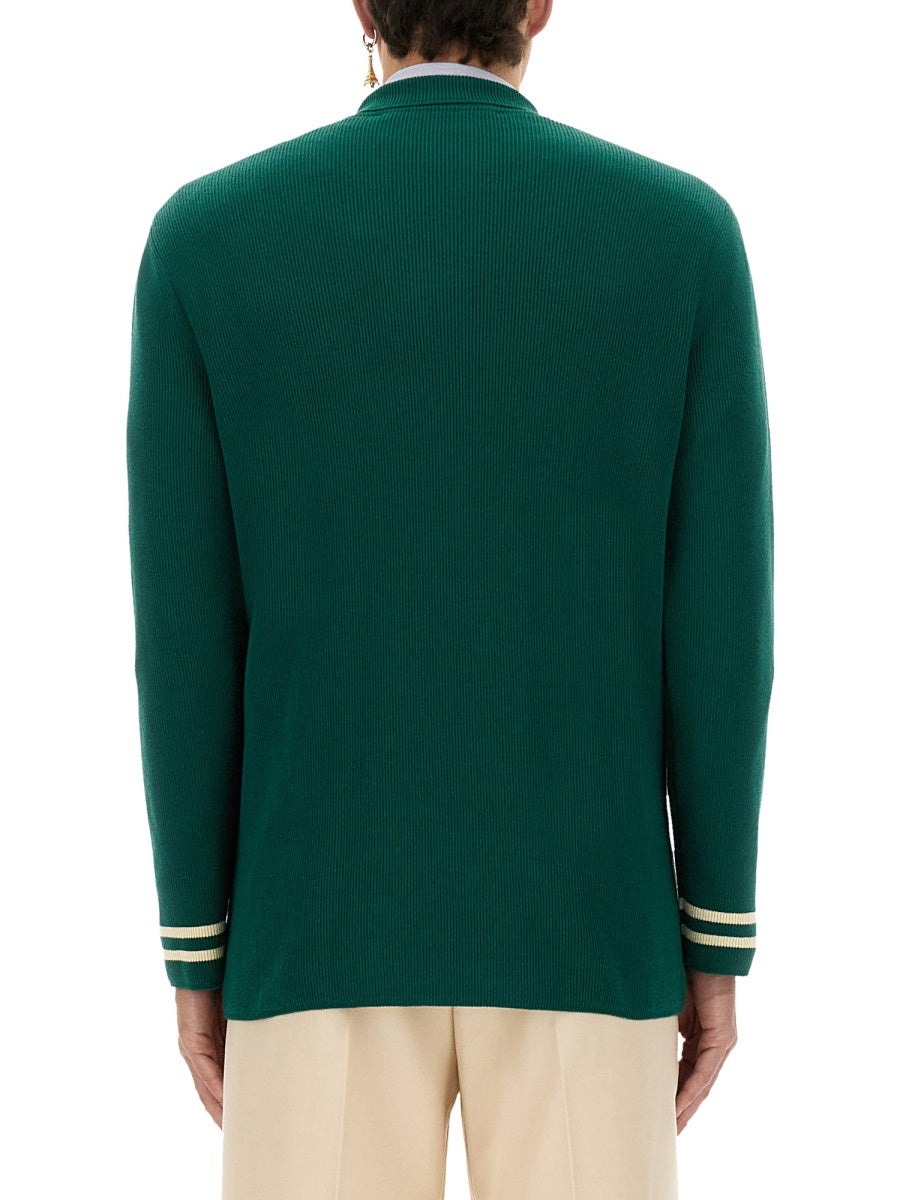 VALENTINO Cotton Wool Sweater for Men - FW25 Collection