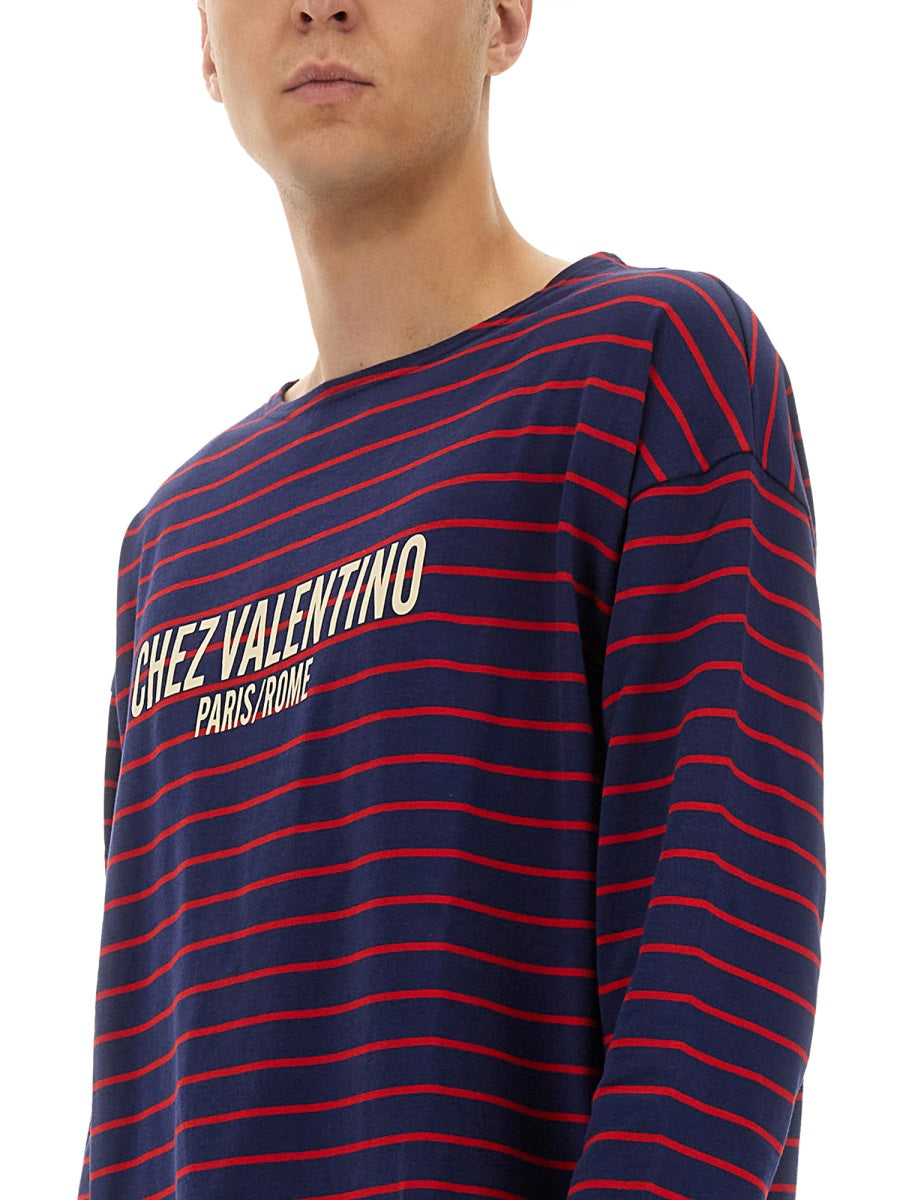 VALENTINO Multicolour Cotton T-Shirt for Men - FW25 Collection