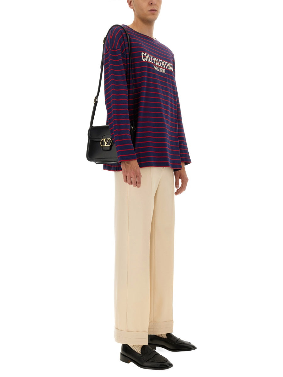 VALENTINO Multicolour Cotton T-Shirt for Men - FW25 Collection