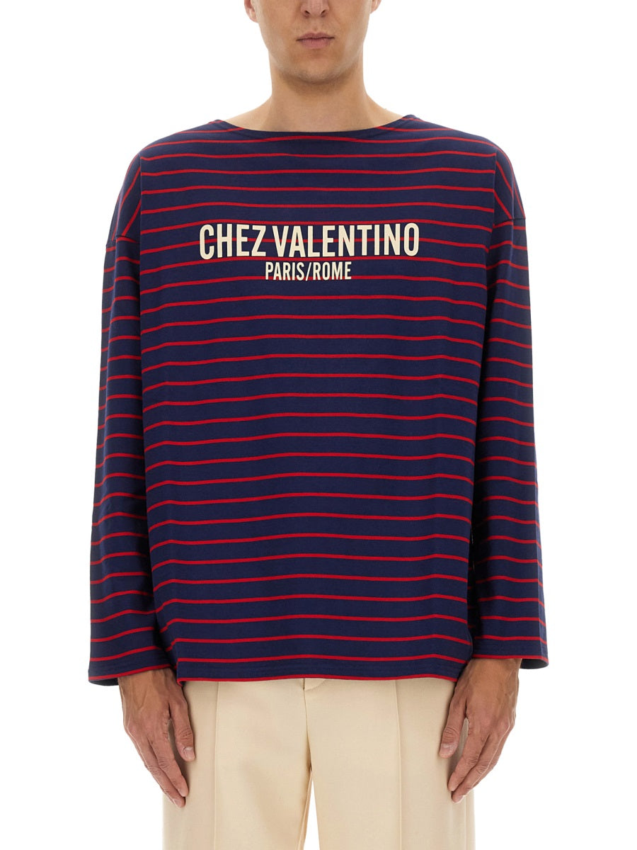VALENTINO Multicolour Cotton T-Shirt for Men - FW25 Collection
