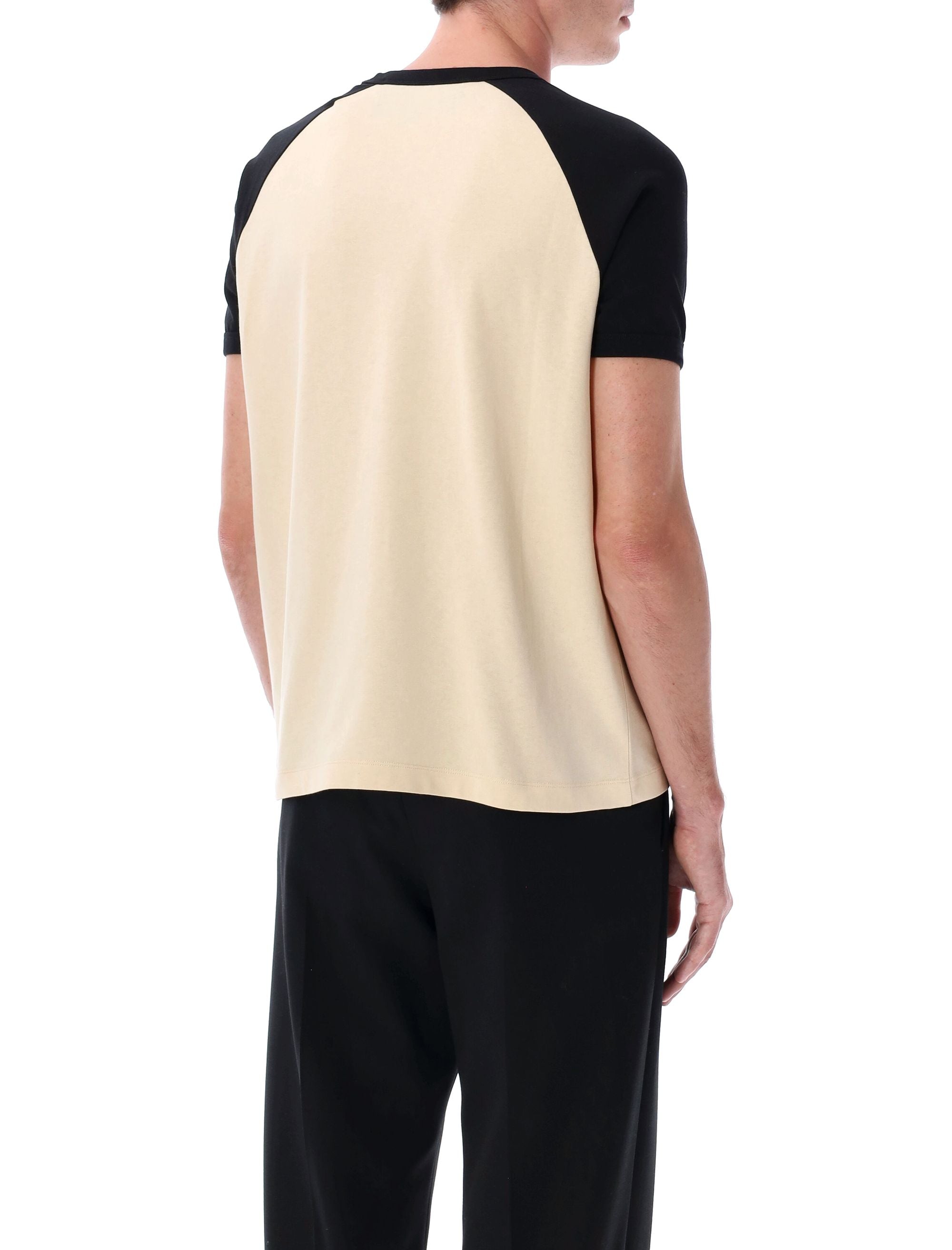 VALENTINO GARAVANI Regular Fit Round Neck T-Shirt with Print - Size M