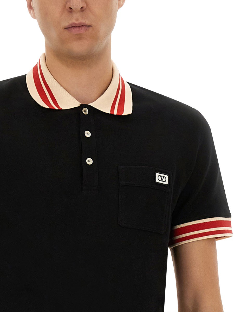 VALENTINO Cotton Polo Shirt for Men - FW25 Collection
