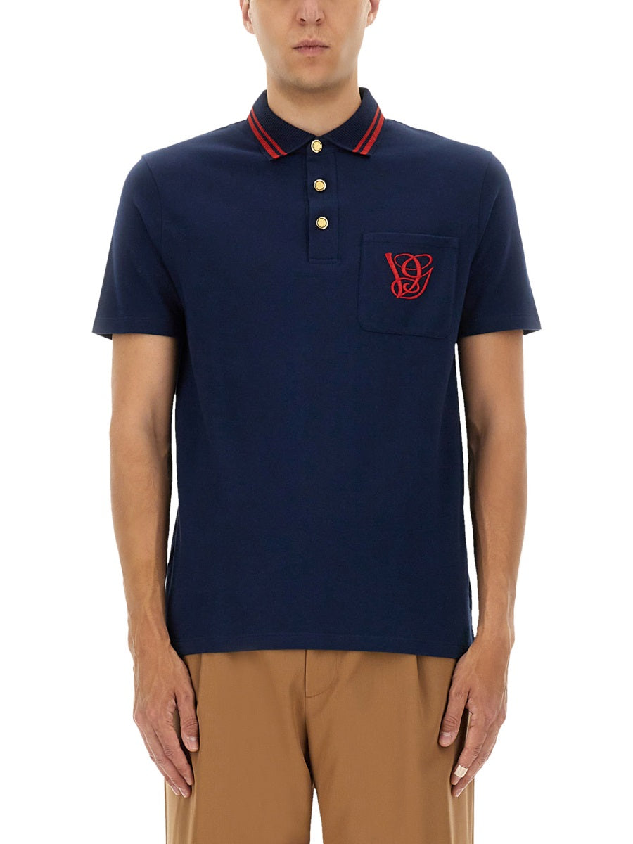 VALENTINO Cotton Polo Shirt for Men - FW25 Collection