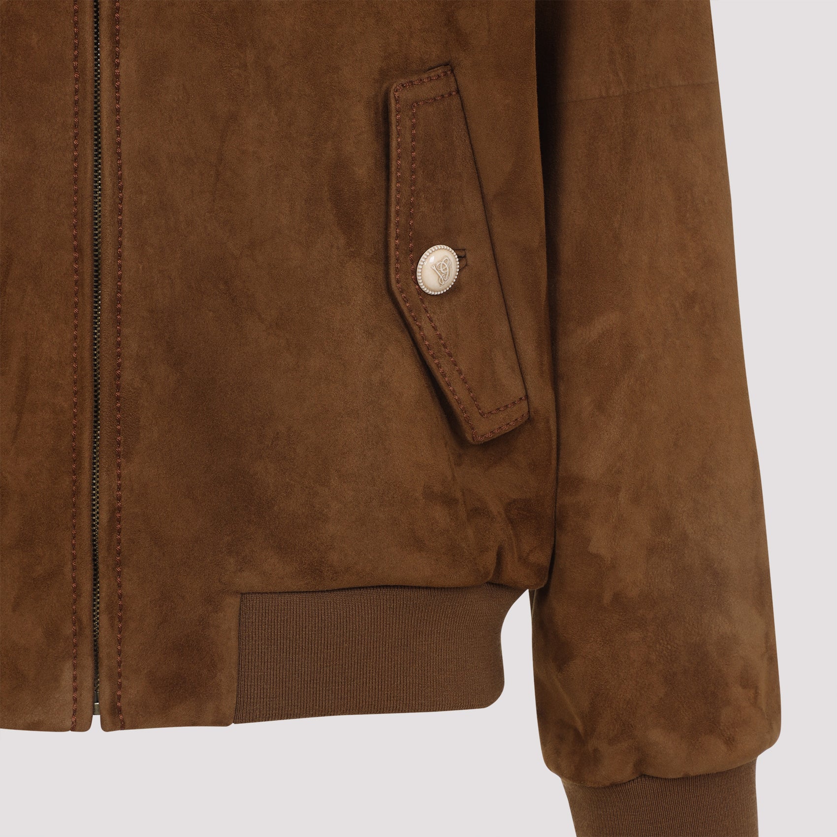 VALENTINO Suede Jacket for Men - Fall/Winter 2025