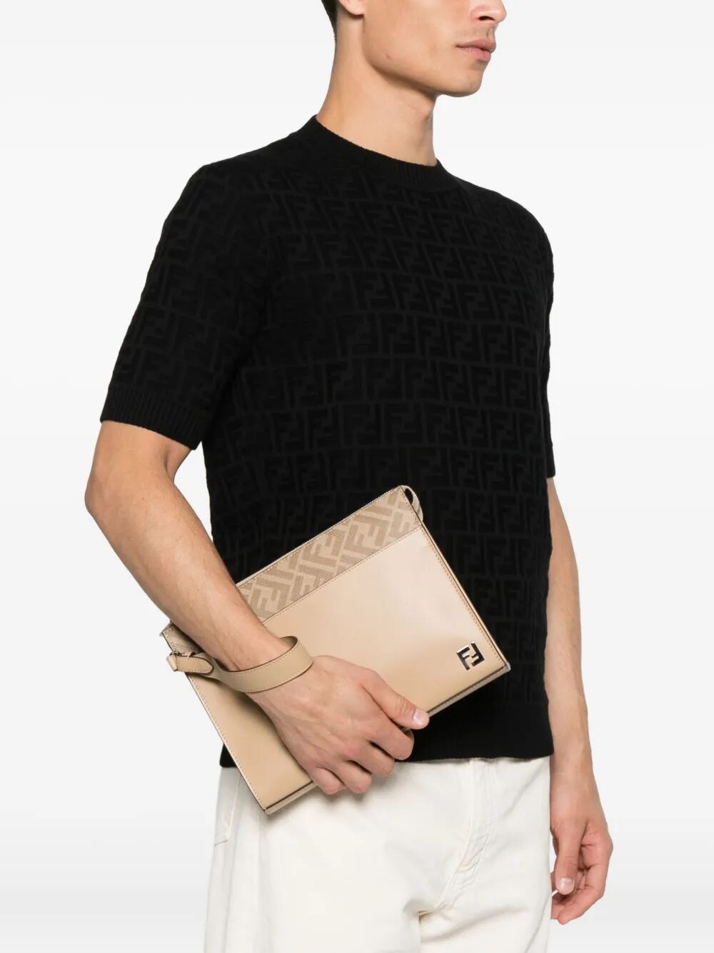 FENDI Mini Clutch Squared for Men
