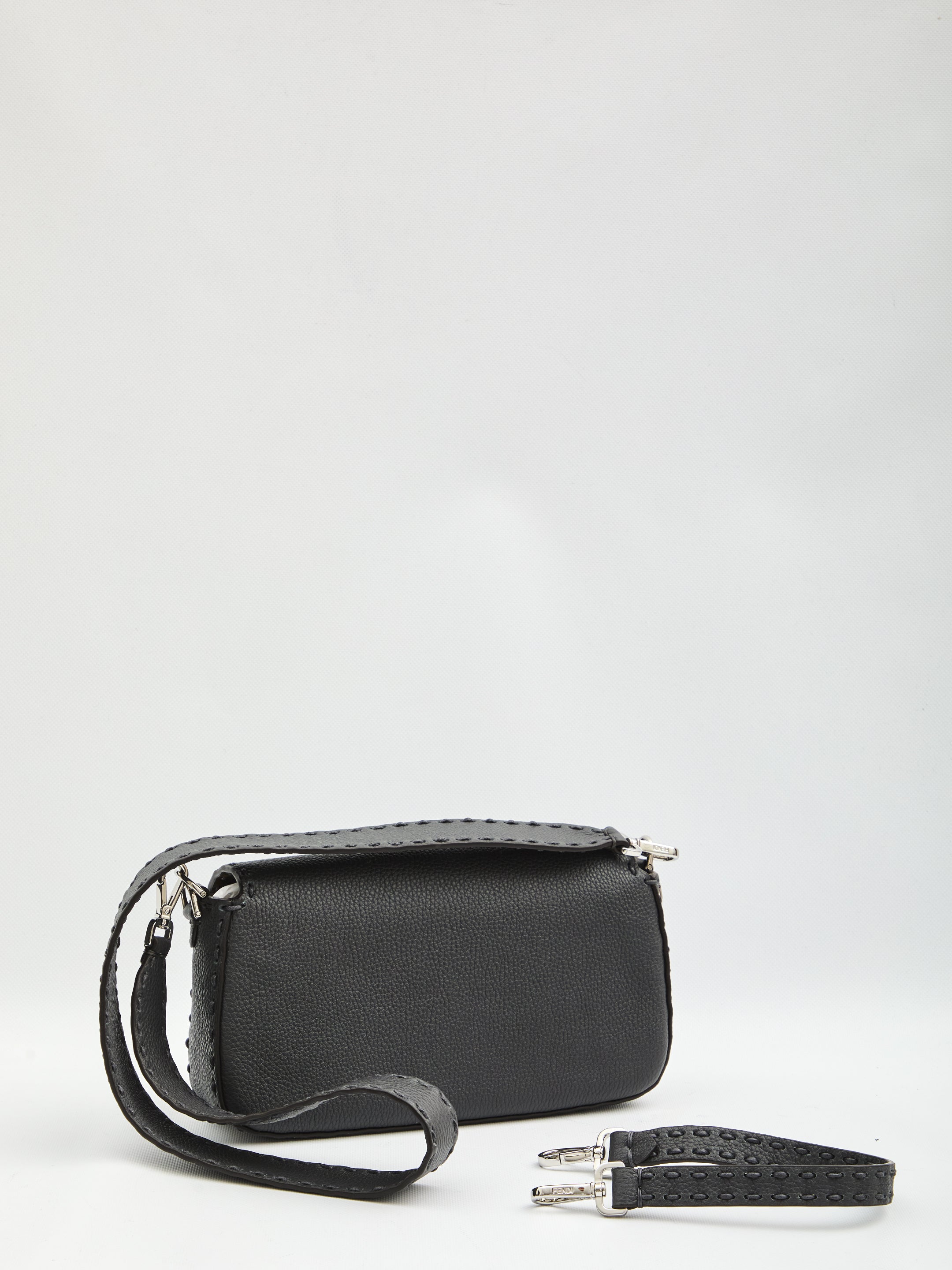 FENDI Italian Leather Crossbody Handbag for Men