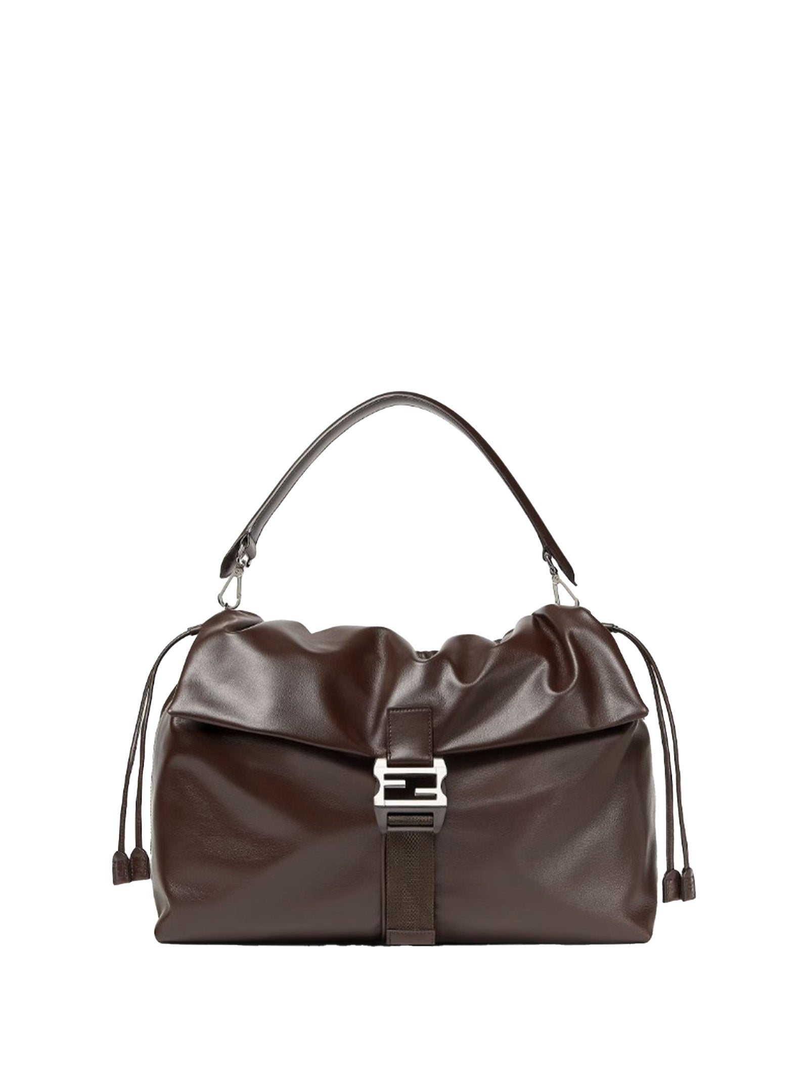 FENDI 100% Leather Handbag for Men - FW25 Collection