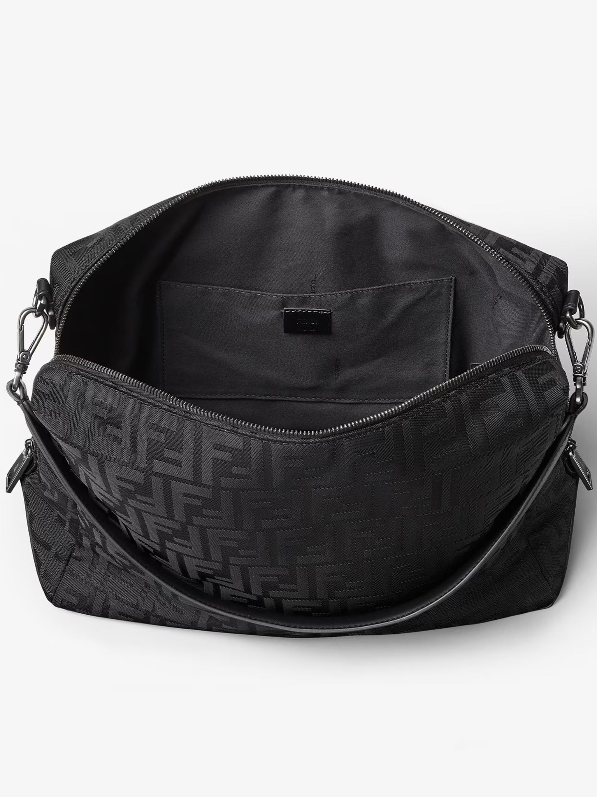 FENDI Large FF Nylon Handbag